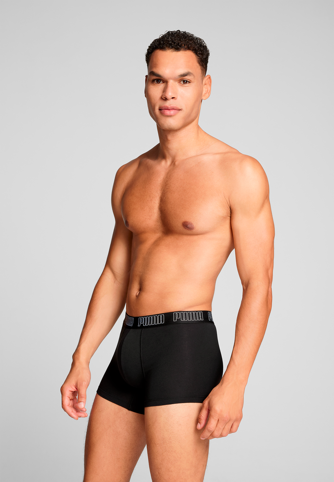 PUMA Trunk »PUMA MEN EVERYDAY TRUNKS 2P« Packung, 2er Pack,  mit kontrastfarbigem Webbund
