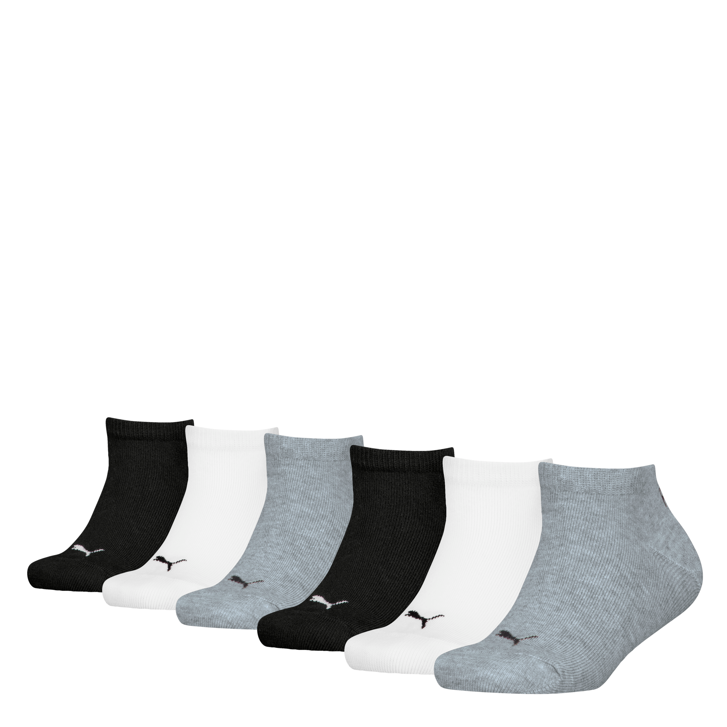 PUMA Sneakersocken »PUMA KIDS PLAIN SNEAKER 6P ECOM« 6 Paar,  mit verstärktem Zehenbereich