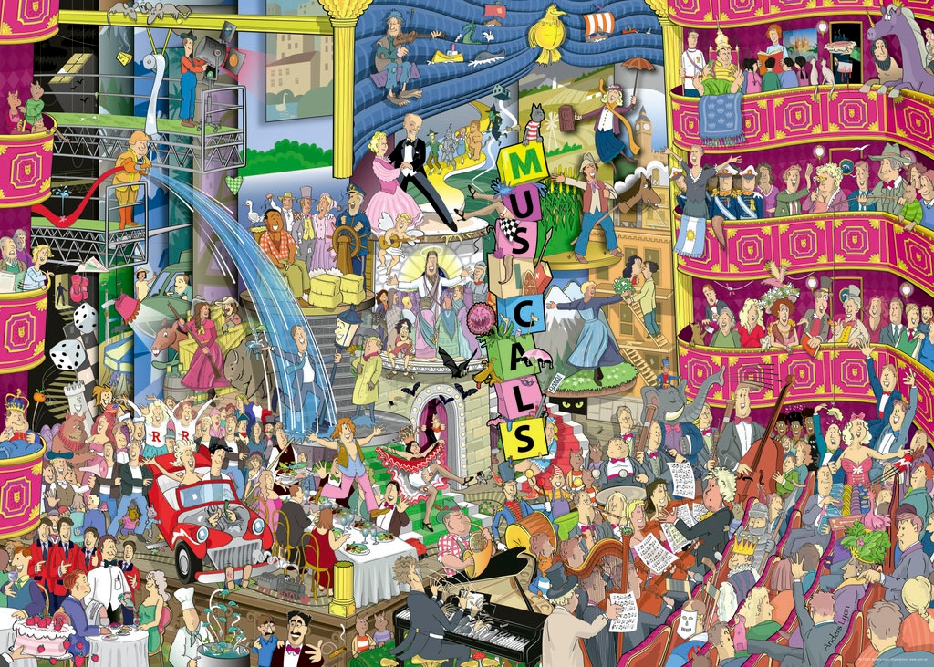 HEYE Puzzle »Best of Musicals« Made in Europe