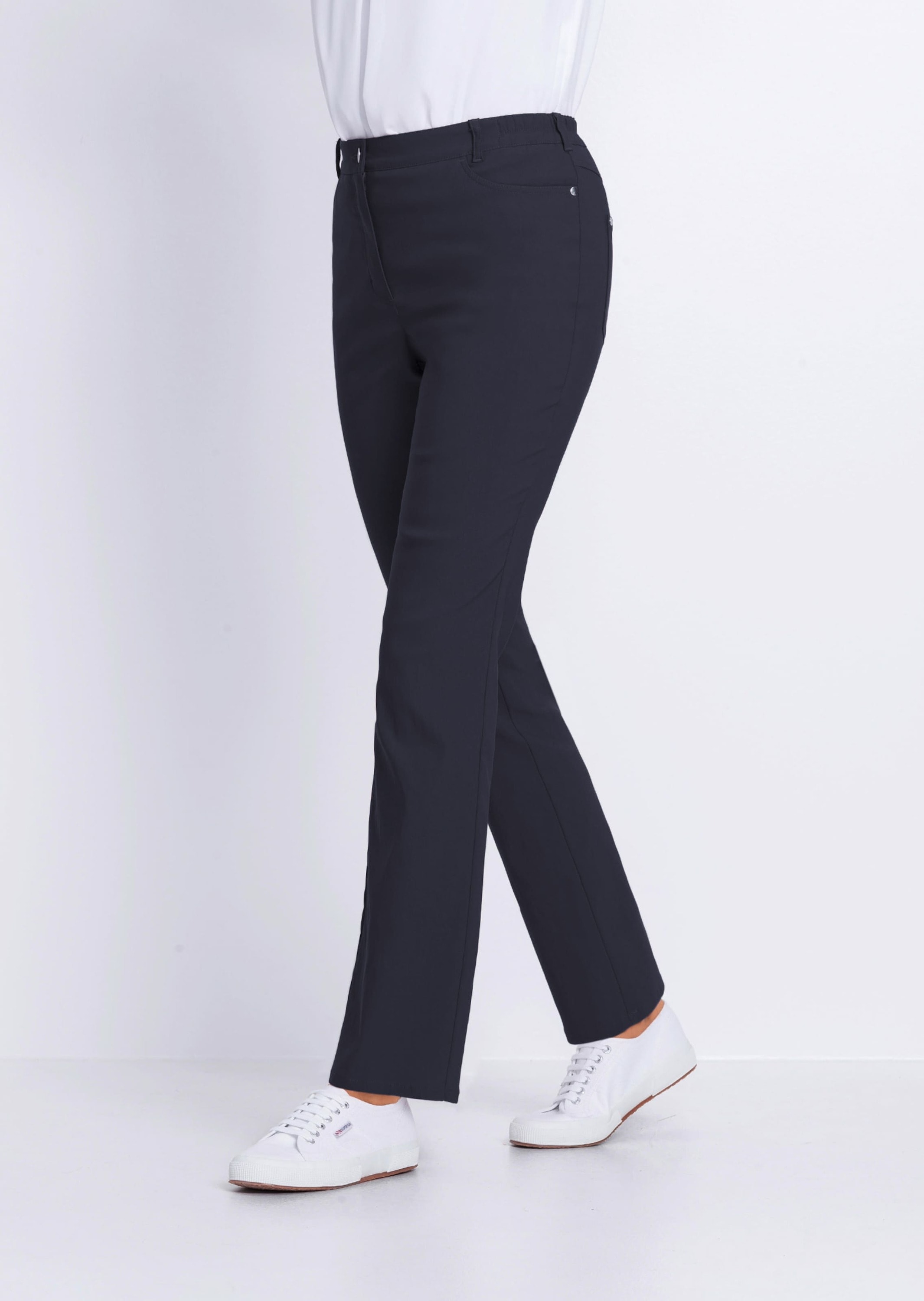 GOLDNER Stoffhose »Kurzgröße Perfekte Super-Stretch-Hose CARLA«  Super-Stretch: nichts kneift oder engt ein