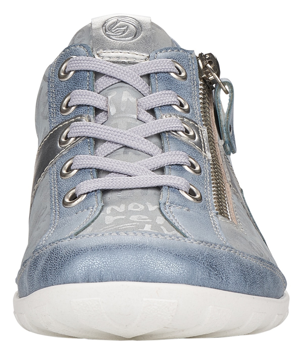 Remonte Schnürschuh, mit feinem Metallic-Schimmer, Freizeitschuh, Halbschuh, Schnürschuh