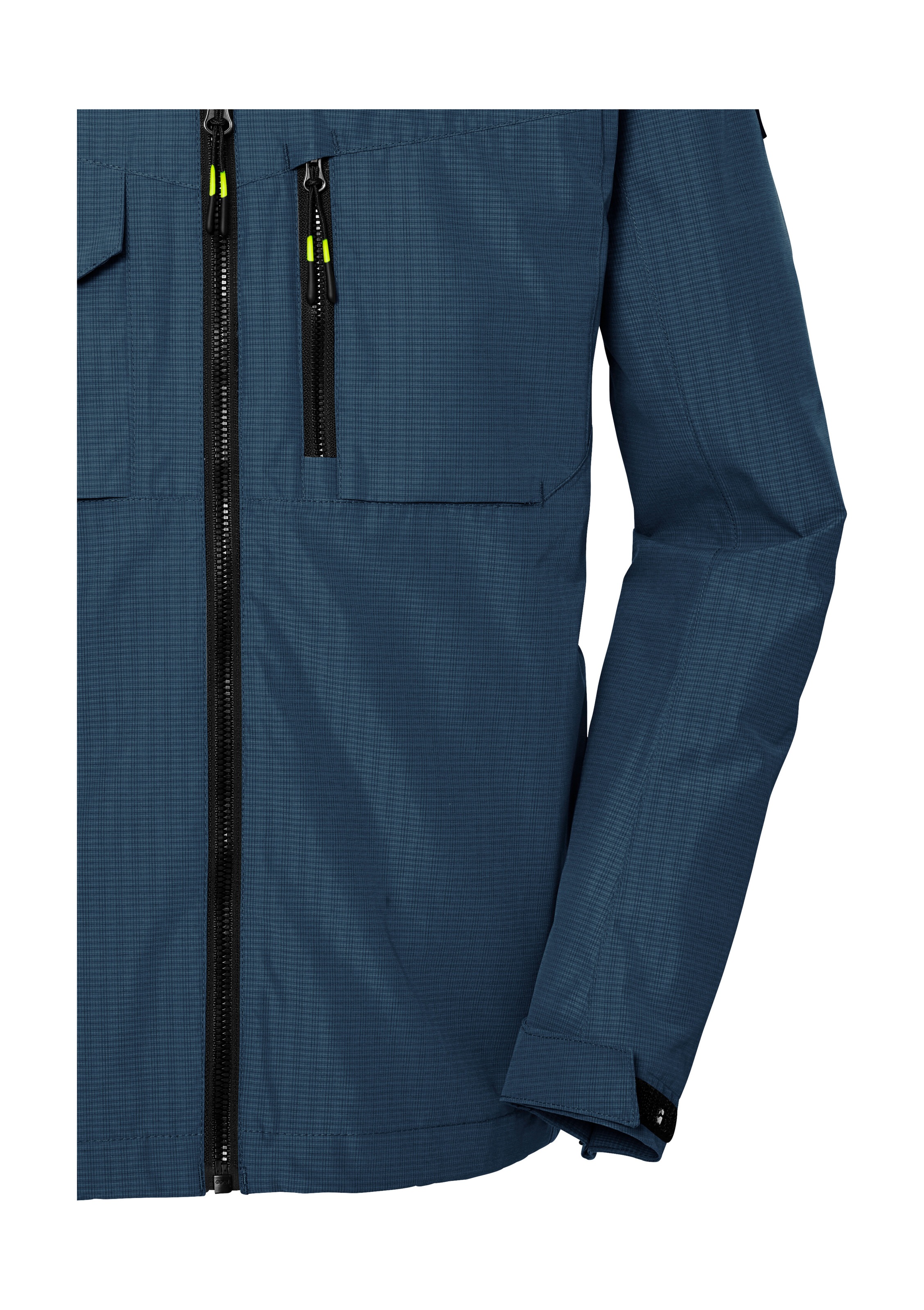 Killtec Funktionsjacke »KOS 140 BYS JCKT« Wasserdichte Jacke mit verstellbarer Kapuze, PFAS-frei imprägniert