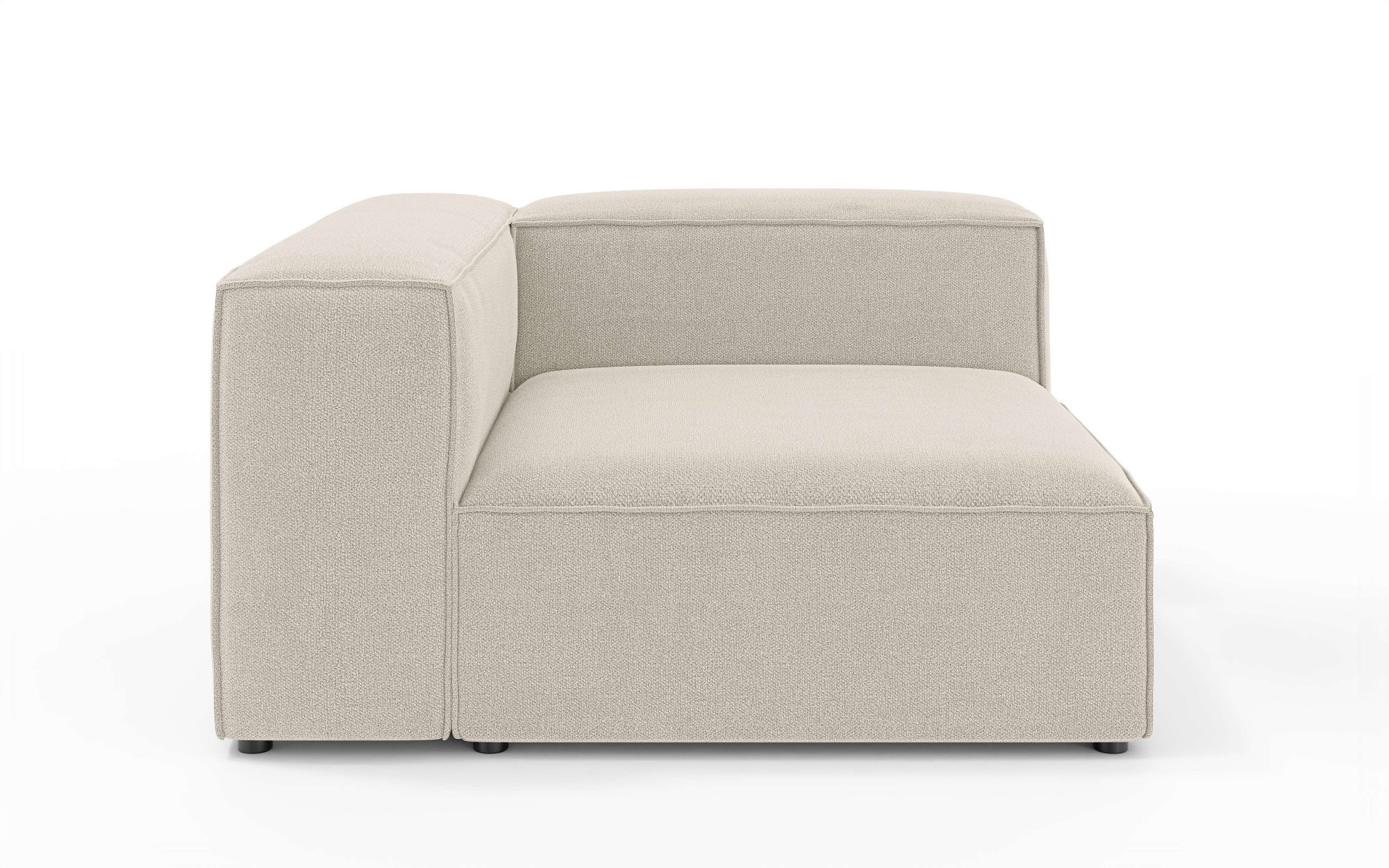 INOSIGN Ottomane »HAILY links/rechts bestellbar, Loungemöbel, Maße B/T/H: 130/130/72 cm«, als Modul oder separat verwendbar, für individuelle Zusammenstellung