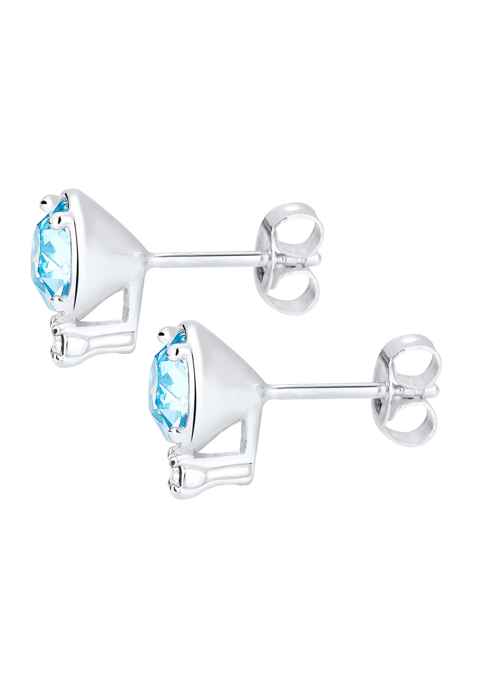 Elli Paar Ohrstecker »Ohrringe Basic Glamour Kristalle Silber«