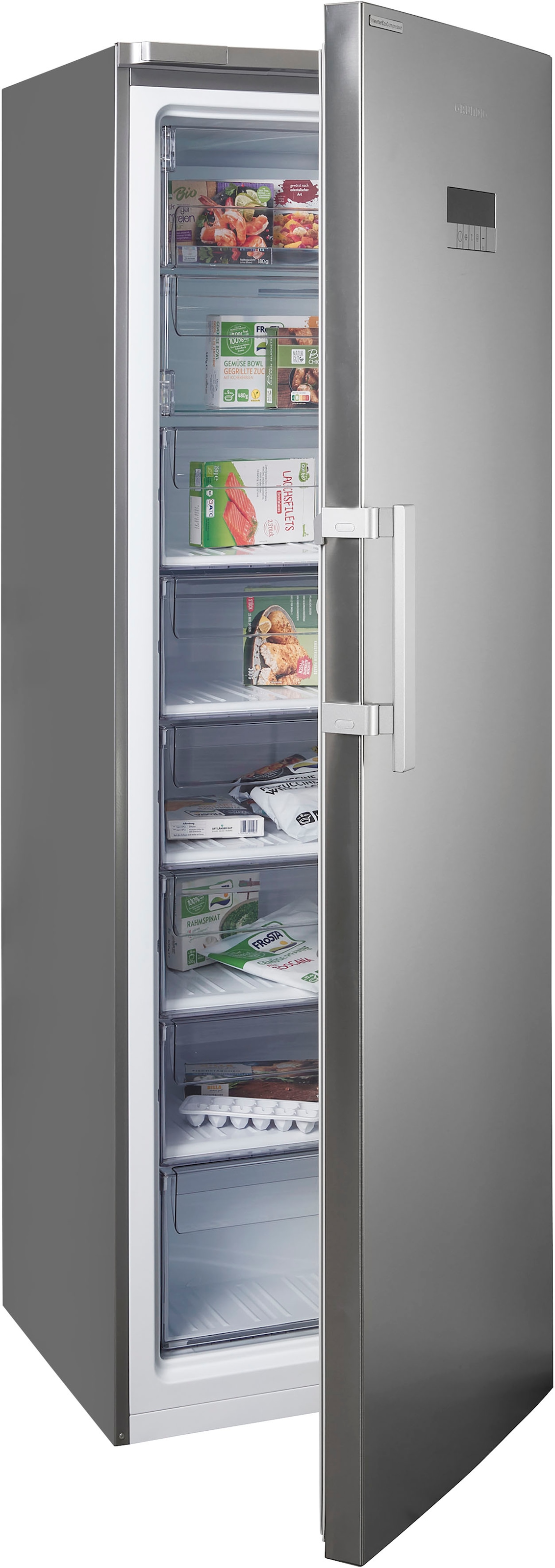 Grundig Gefrierschrank »GFN 13840 XN«, 185 cm hoch, 59,5 cm breit