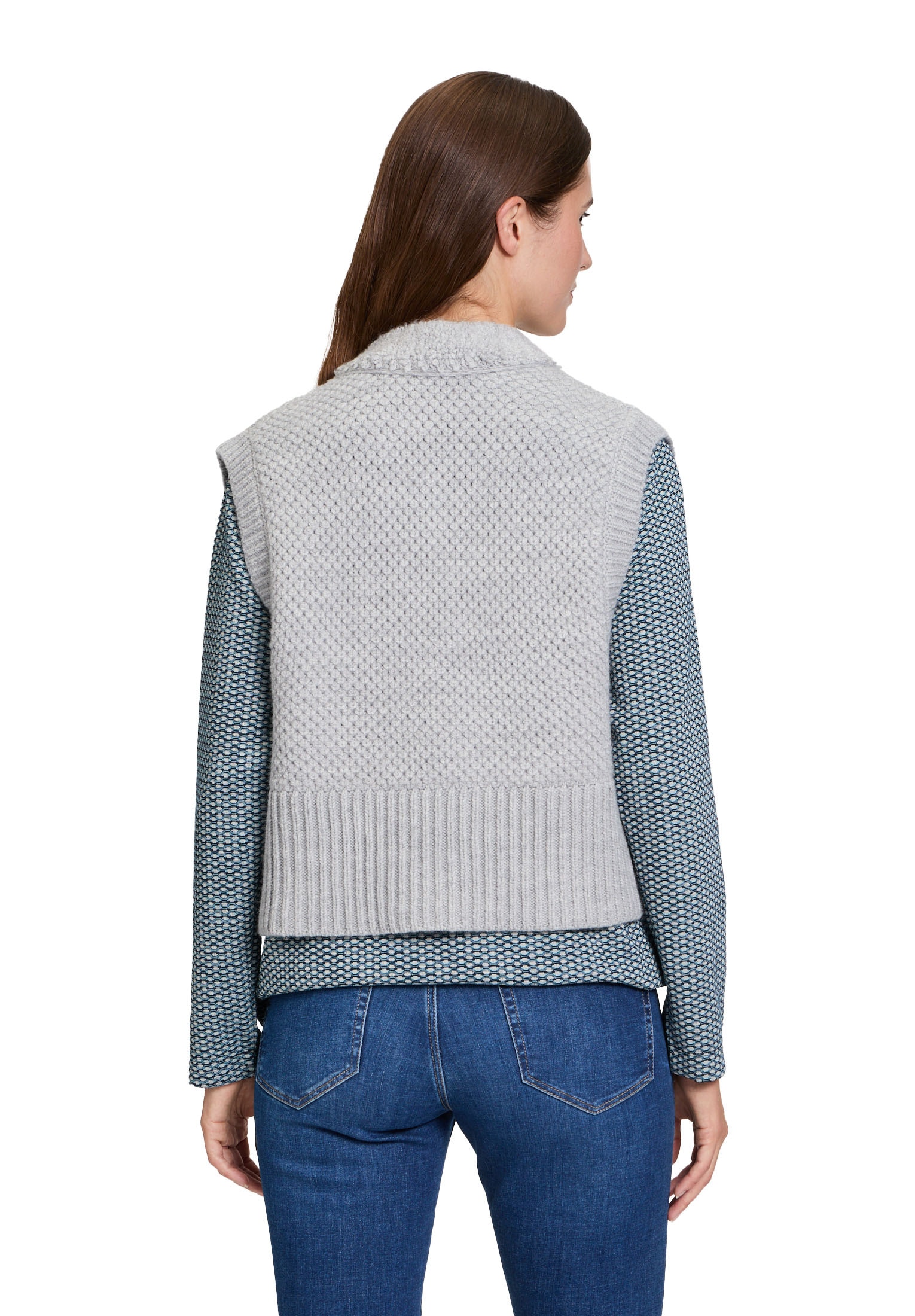 Betty&Co Strickjacke »Strickweste ohne Arm«