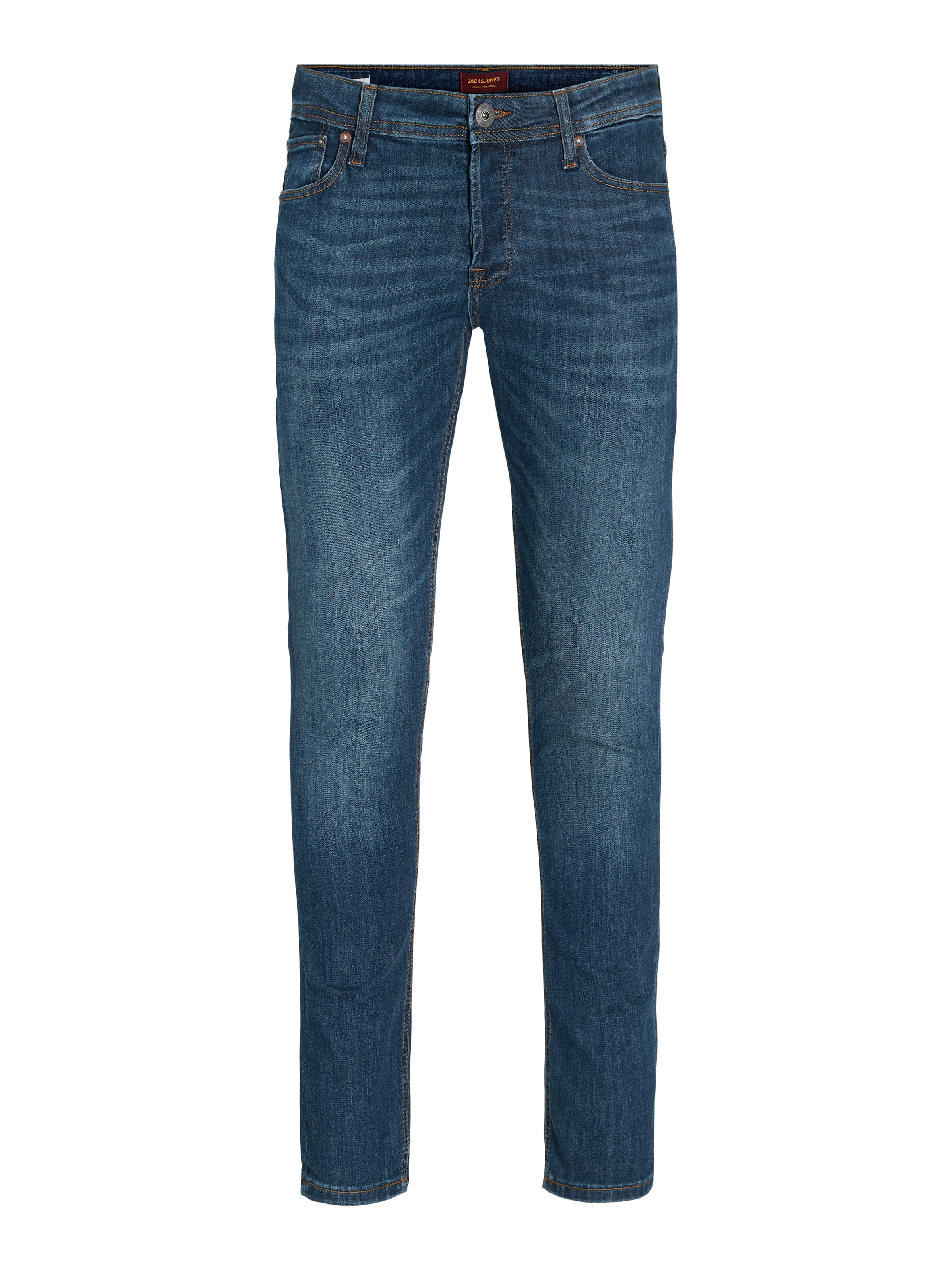Jack & Jones Slim-fit-Jeans »JJIGLENN  Slim-Fit mit Stretch und praktischer 5-Pocket-Form« mit Abriebeffekten