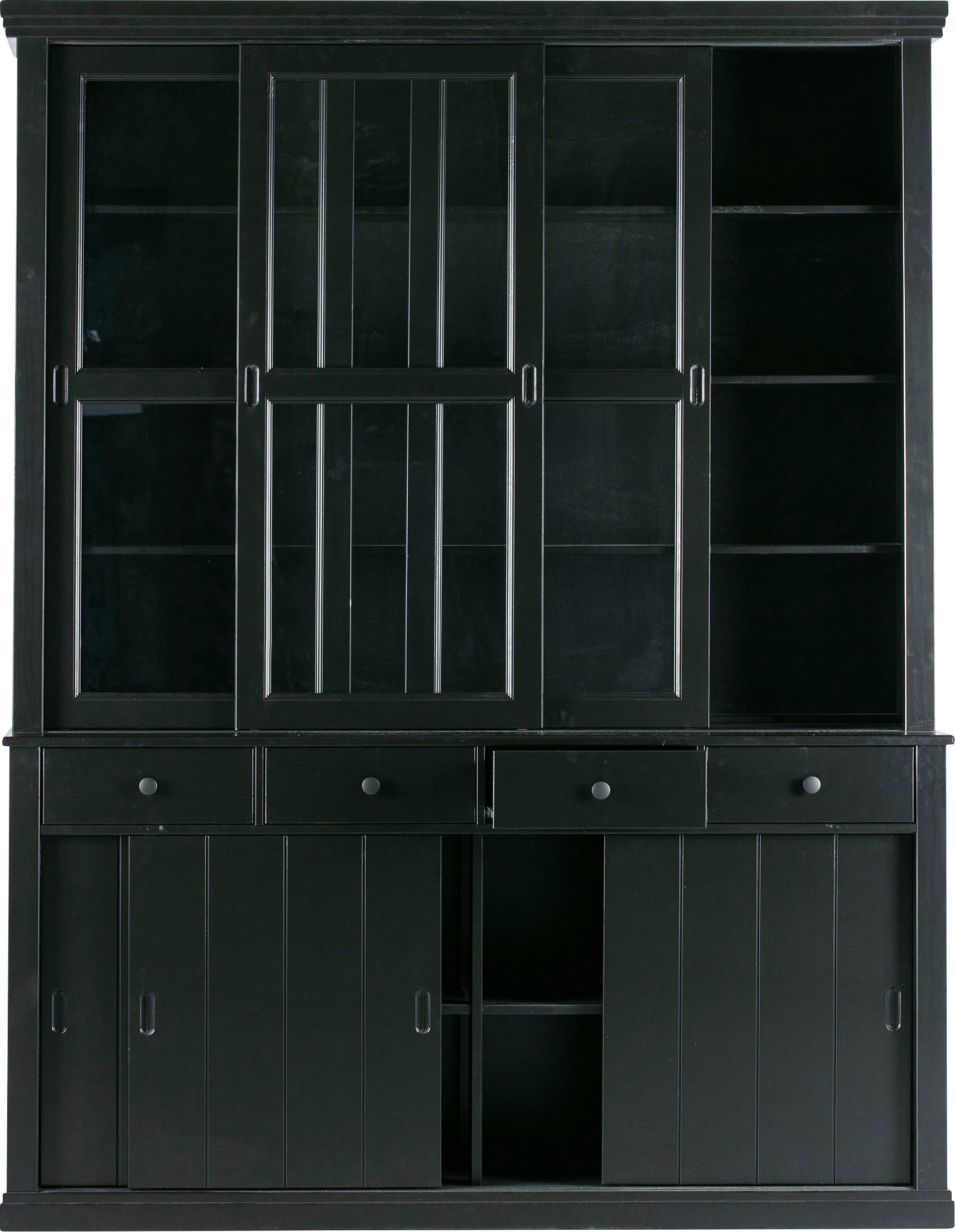 WOOOD Buffet »Lagos«, viel Stauraum, mit Glastüren, H 213 cm x B 163 cm