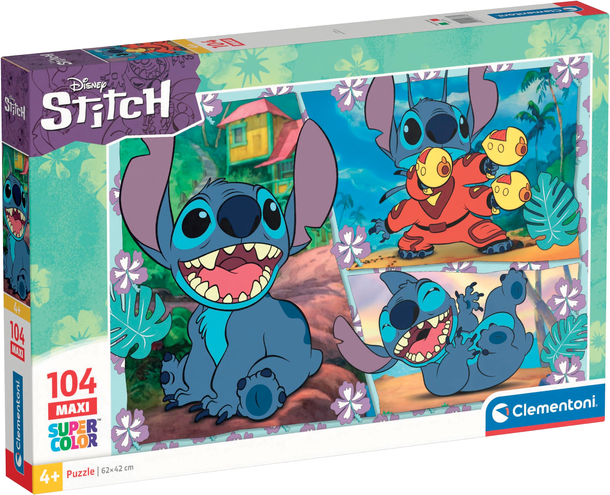 Puzzle »Disney Stitch, Maxi, Supercolor«, Made in Europe; FSC® - schützt Wald - weltweit