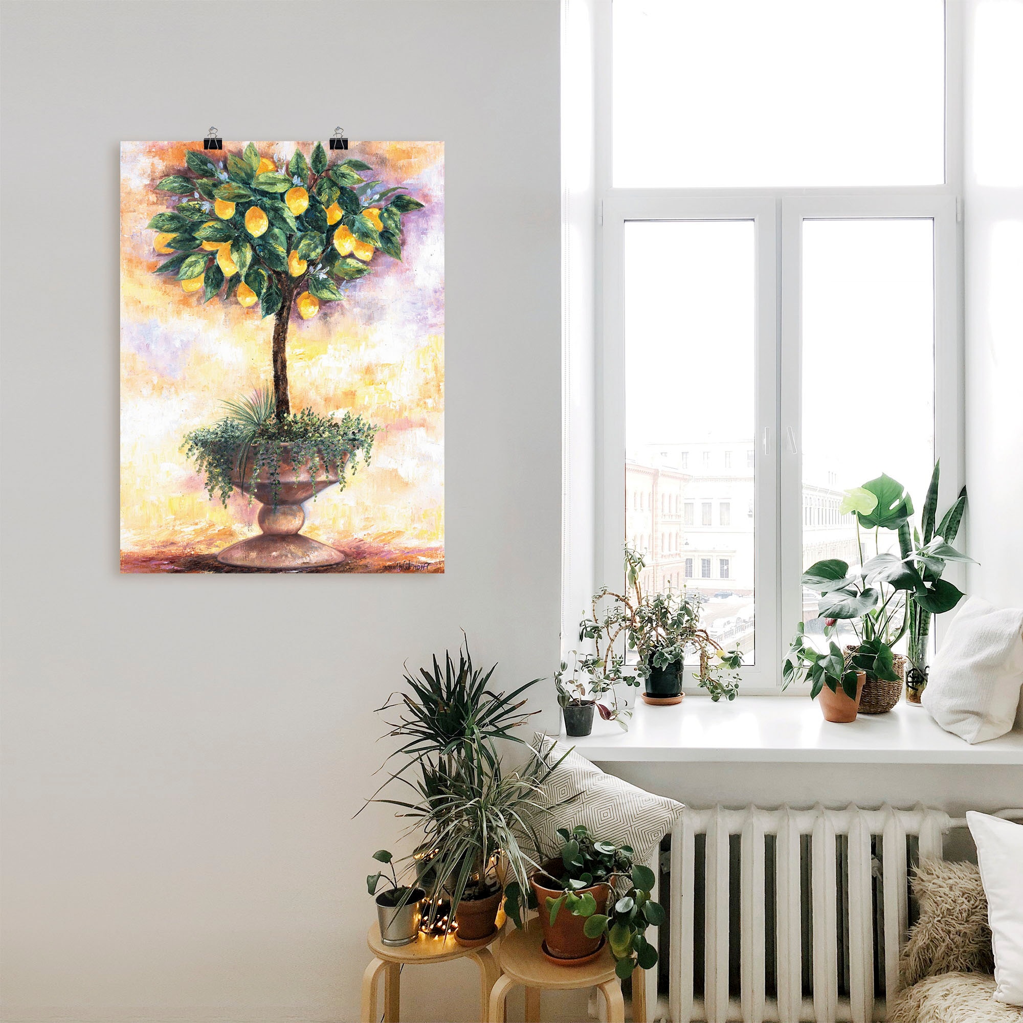 Artland Wandbild »Zitronenbaum«, Bäume, (1 St.), als Leinwandbild, Poster in verschied. Größen