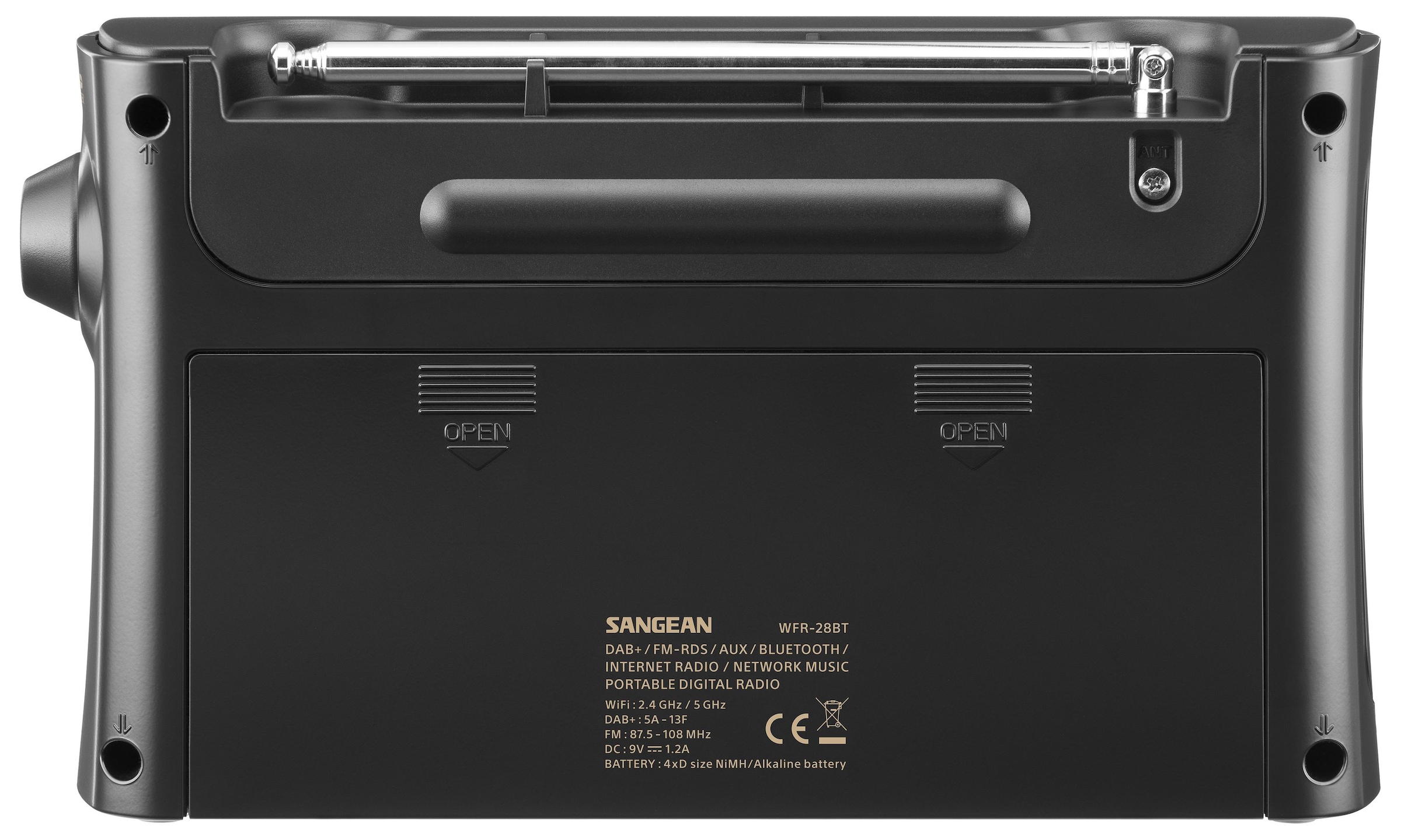 Sangean Internet-Radio »WFR-28BT«, (AVRCP Bluetooth Digitalradio (DAB+)-FM-Tuner mit RDS), DAB+, Bluetooth, Steuerung über UNDOK™-App