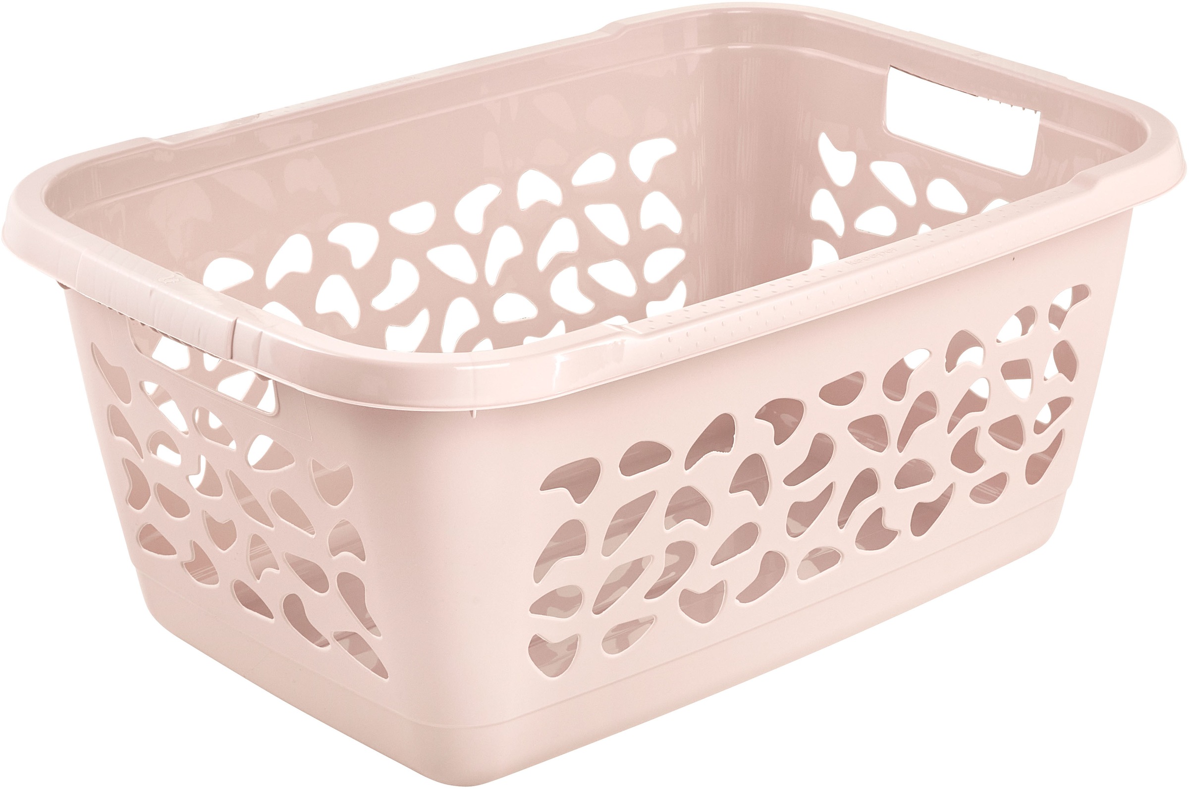 keeeper Wäschekorb »jost, 2er Set, 65 x 44 x 28 cm, 52 l« praktische Griffe, platzsparend ineinander nestbar