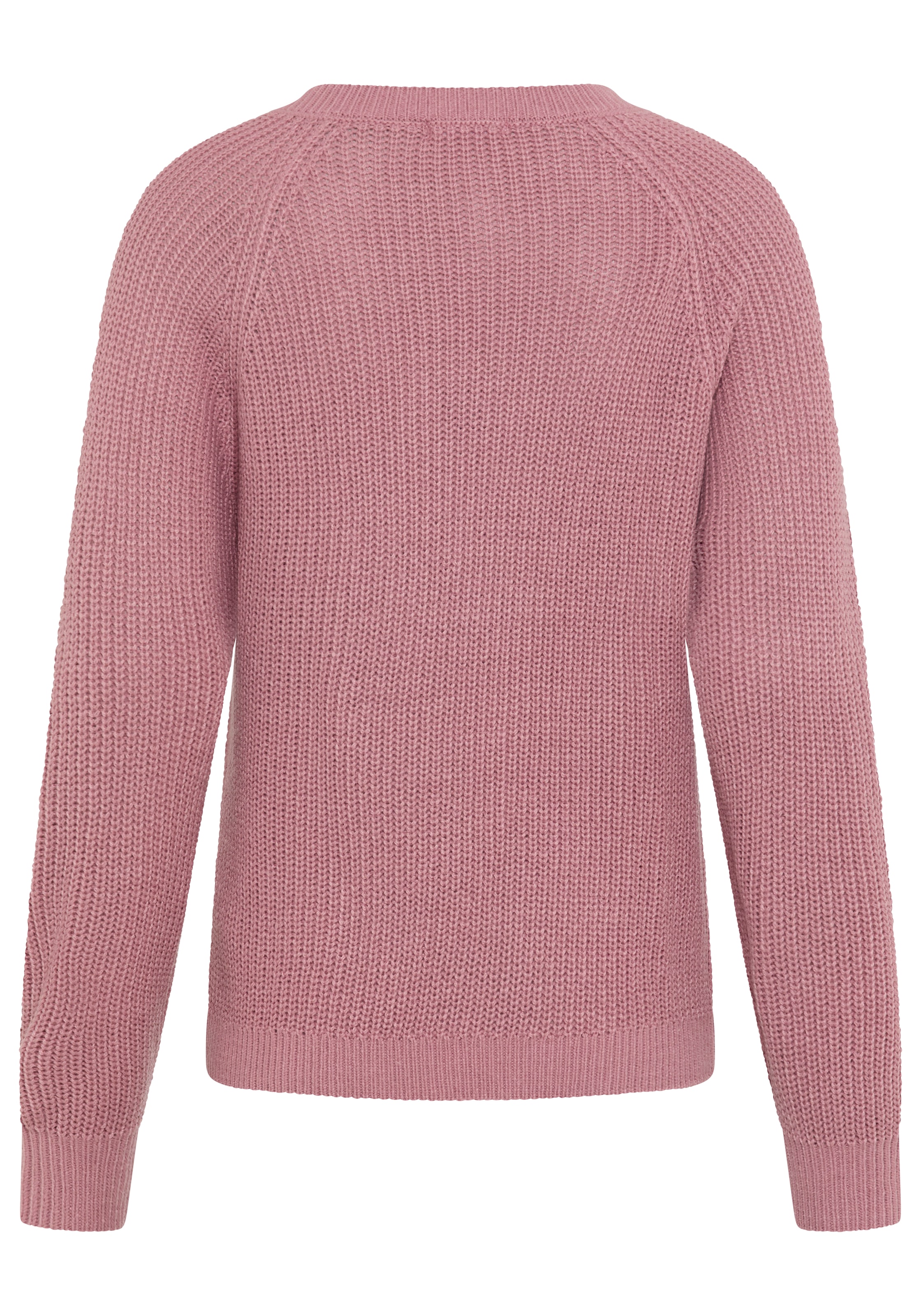 Tamaris Strickpullover »mit Raglanärmeln und Ajourmuster« mit Knopf-Details