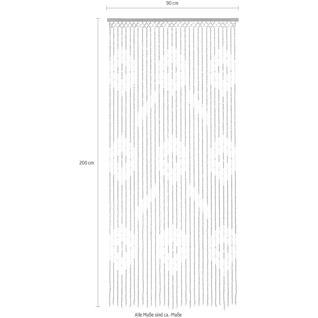 locker Türvorhang »Sevilla«, (1 St.), mit Kreisdekor, 90x200 cm