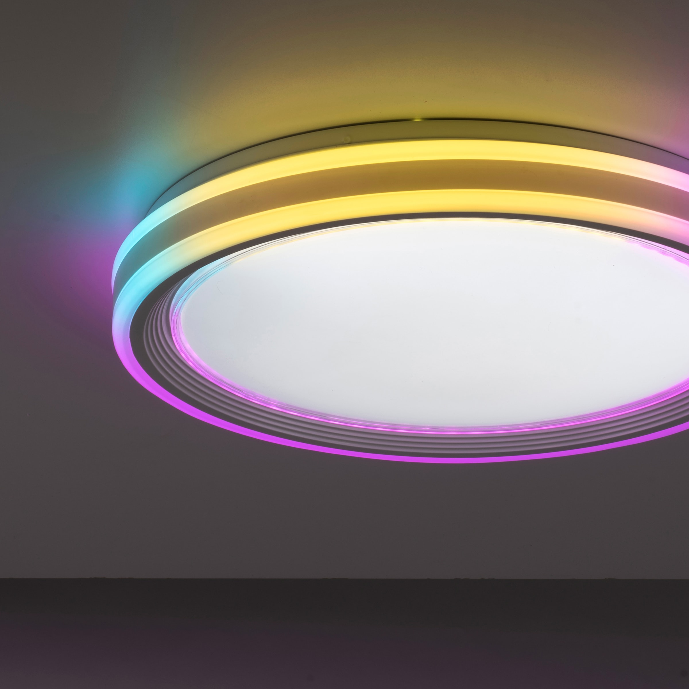 my Jahren RGB-Rainbow, mit kaufen Deckenlampe mit Fernbedienung | CCT online »Danna«, home 3 2700-6000K, XXL Deckenleuchten Garantie