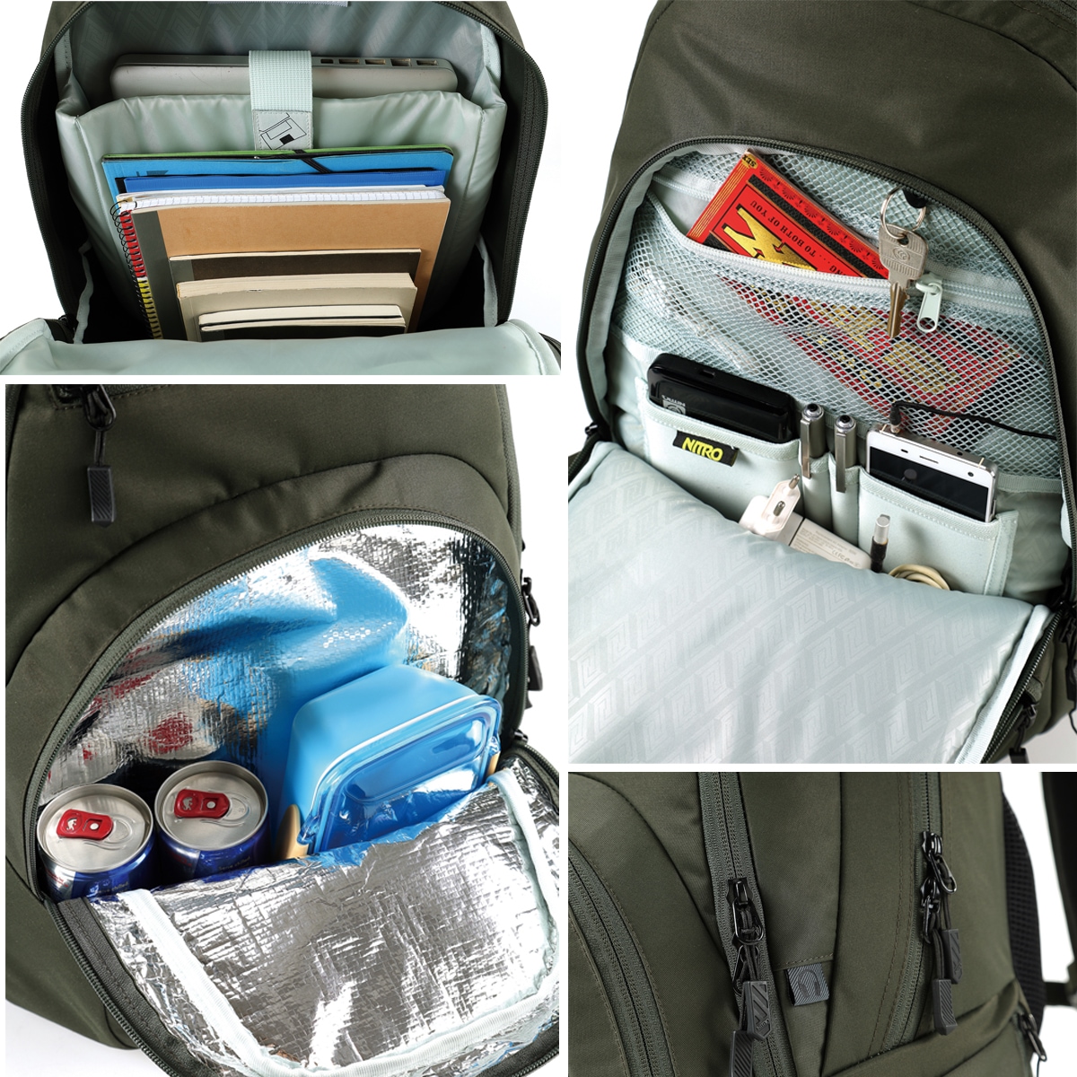 NITRO Schulrucksack »Stash 29«, Alltagsrucksack, Rucksack für Freizeit, Schule, Arbeit und Reise
