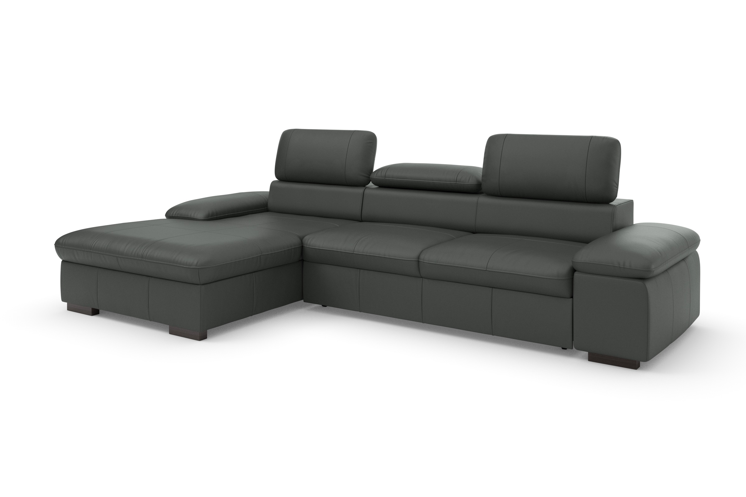 Home affaire Ecksofa »Alberto L-Form«, mit Kopfteilverstellung, wahlweise mit Bettfunktion