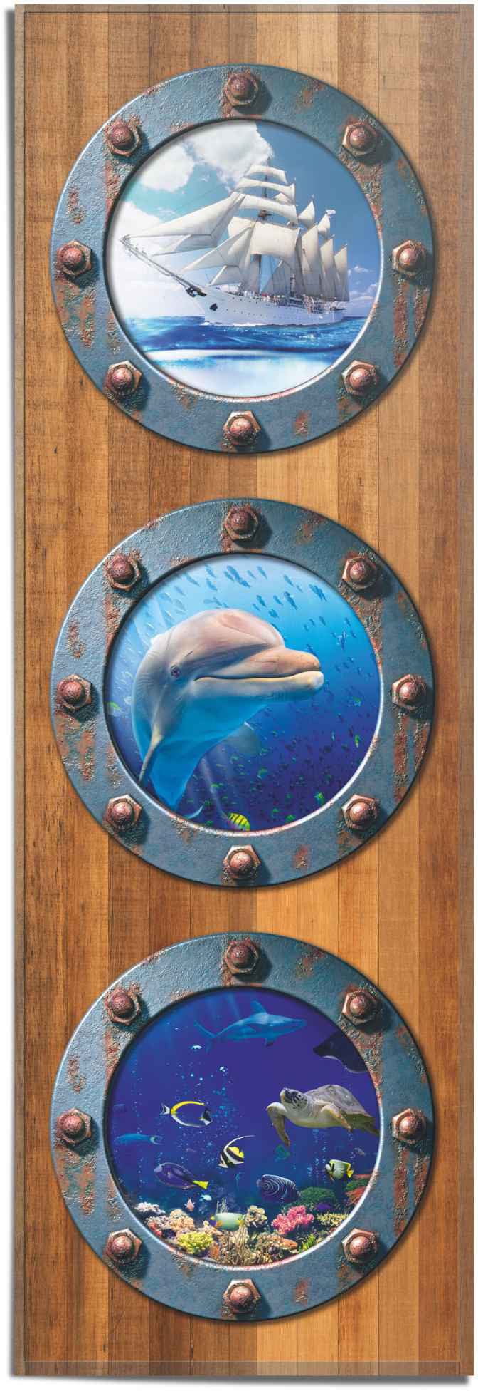 Reinders! Poster »Bullauge Unterwasserwelt - Mer - Fische - Träume«, (1 St.)  auf Raten bestellen