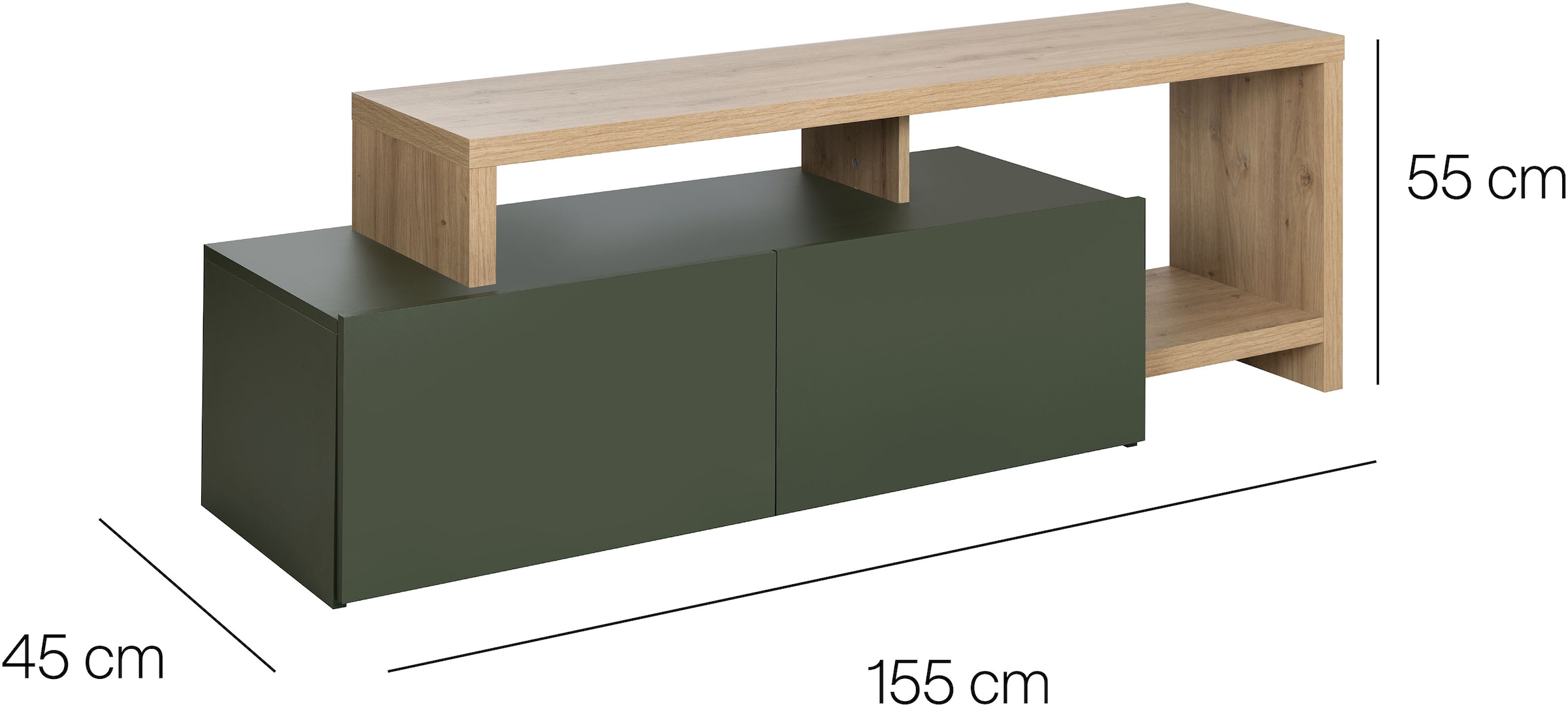 Gami TV-Board »CRAFT«, TV-Möbel mit 2 Türen