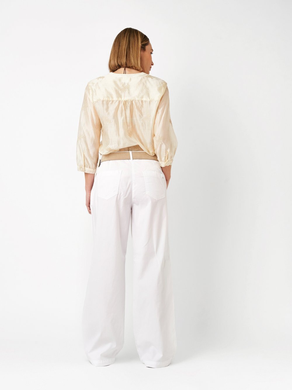 TONI Klassische Bluse »Bella« mit Blütenstickerei