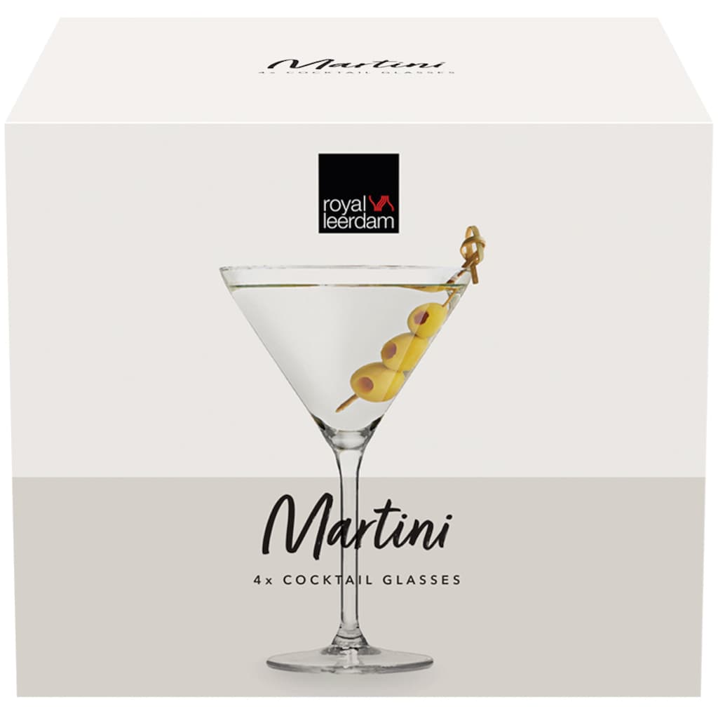 van Well Cocktailglas »Martini«, (Set, 4 tlg.)