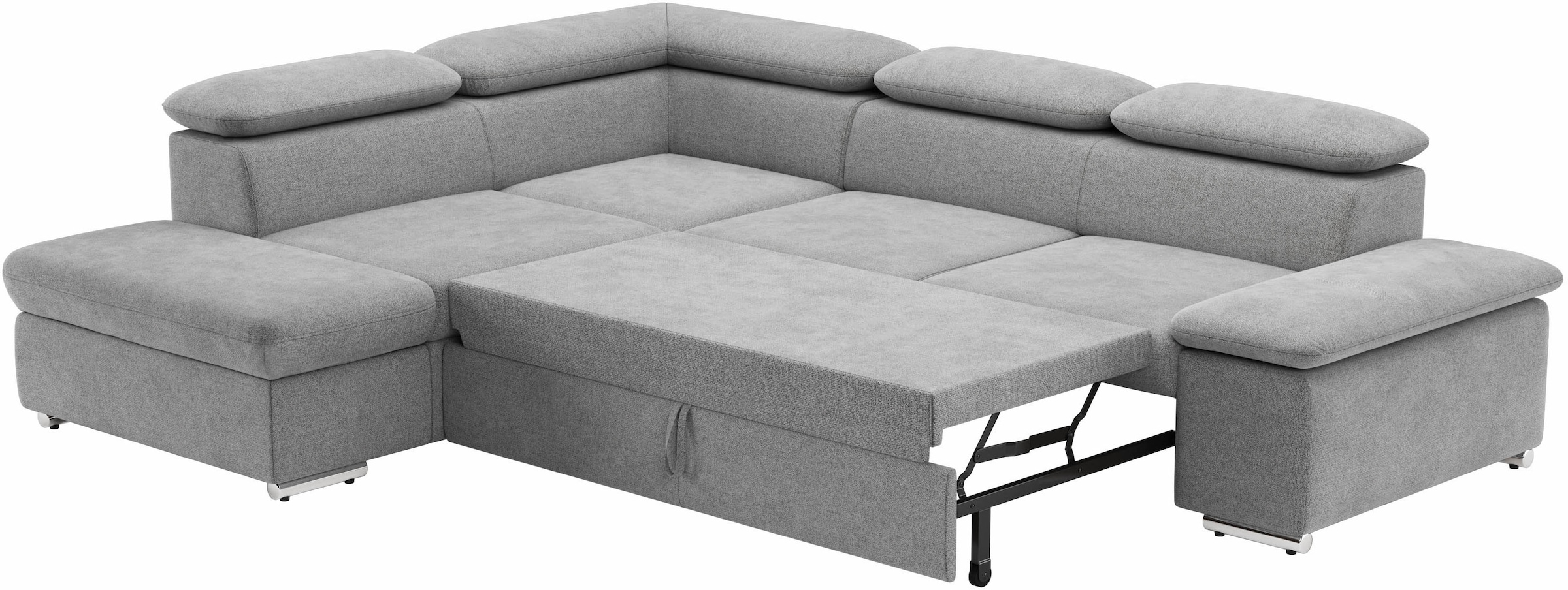 Ecksofa Valantine V, wahlweise mit Bettfunktion