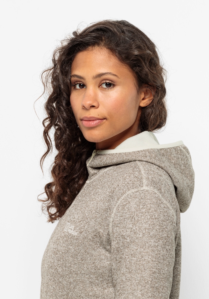 Jack Wolfskin Fleecejacke »TANNENSPUR JKT W«, mit Kapuze