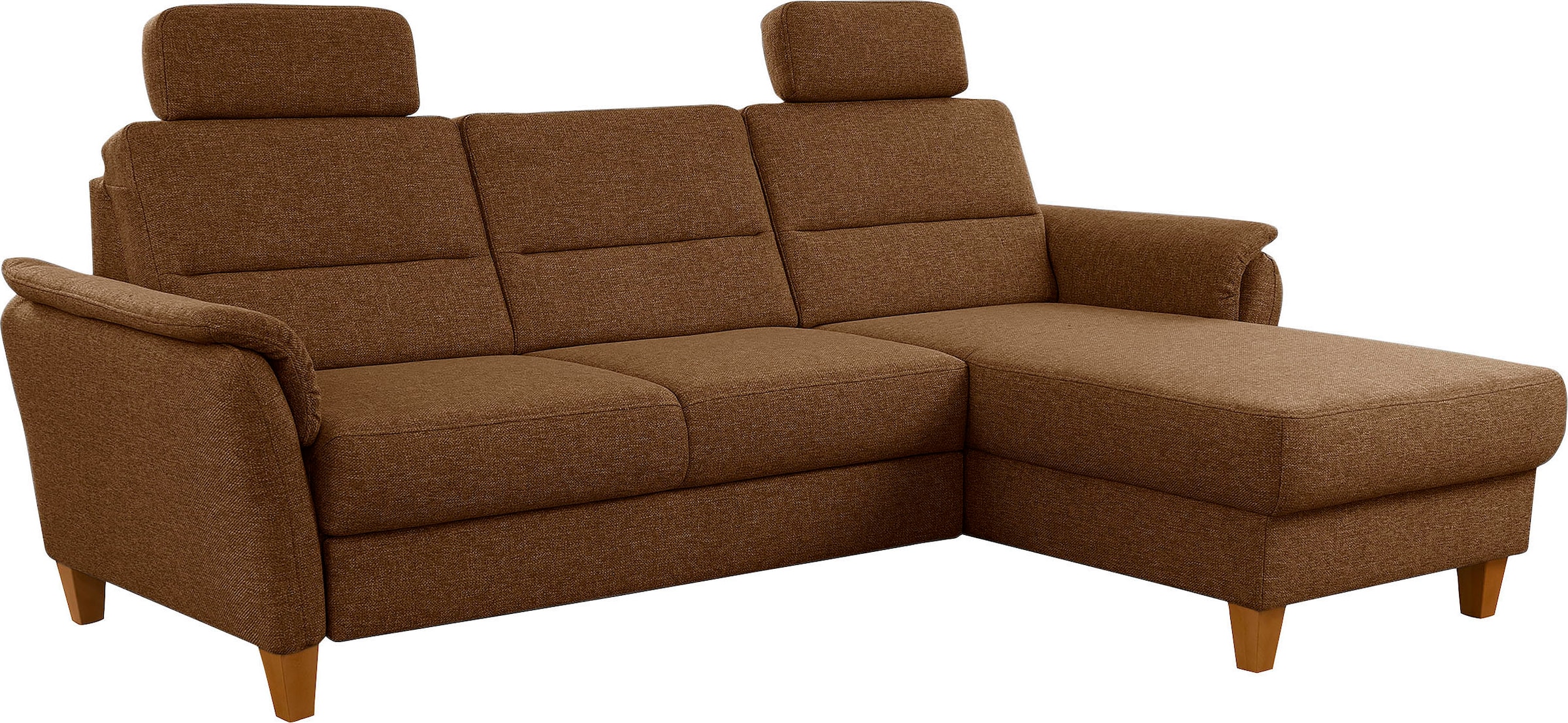 Home affaire Ecksofa »Palmera L-Form, B: 244 cm«, optional Bettfunktion & Bettkasten, Federkern