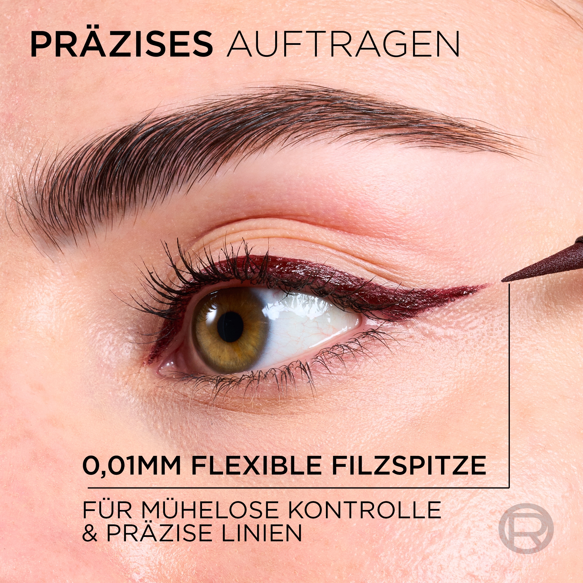 L'ORÉAL PARIS Eyeliner »HAUTE PRECISION« hält bis zu 24H, wasserfest