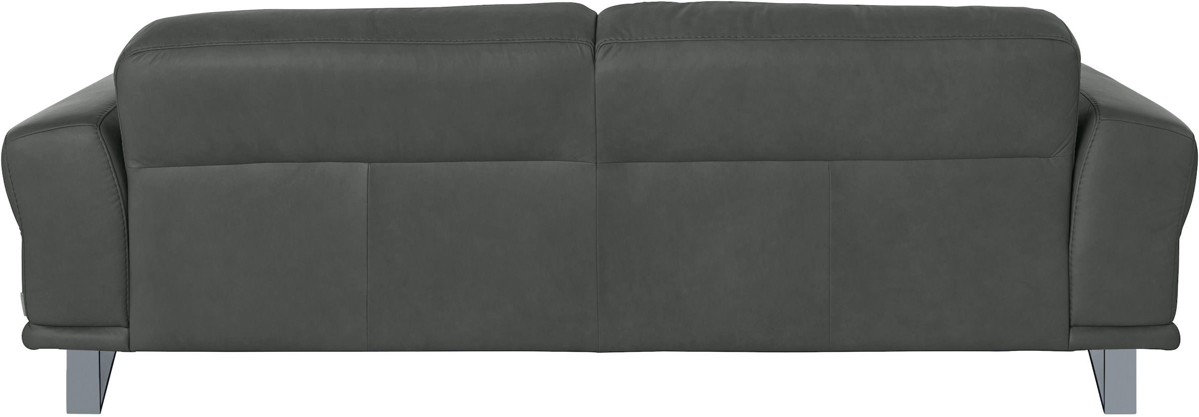 W.SCHILLIG 2,5-Sitzer »montanaa«, mit Metallkufen in Silber matt, Breite 232 cm
