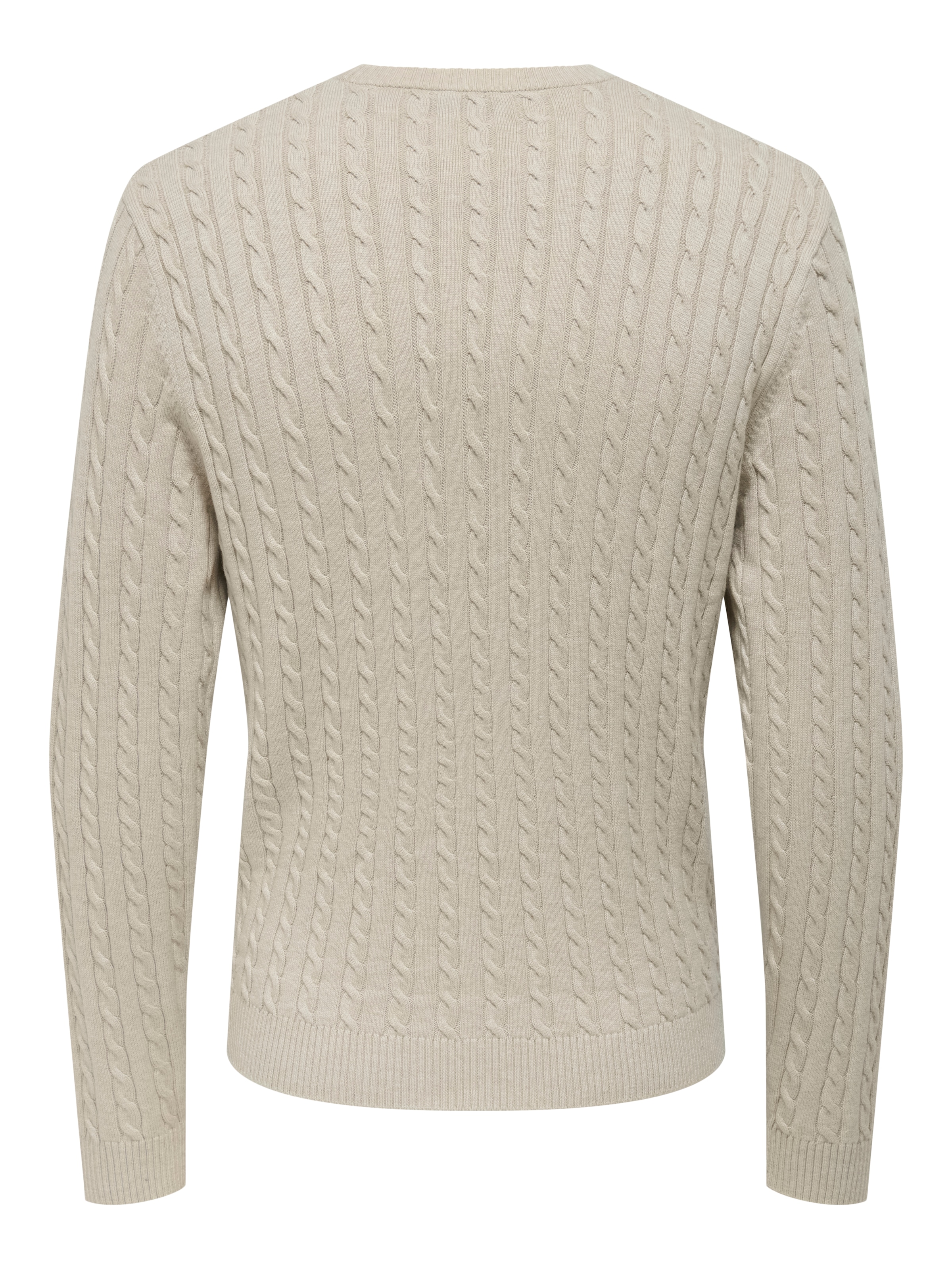 ONLY & SONS Strickpullover »ONSLOUI REG 12 CABEL CREW KNIT NOOS«