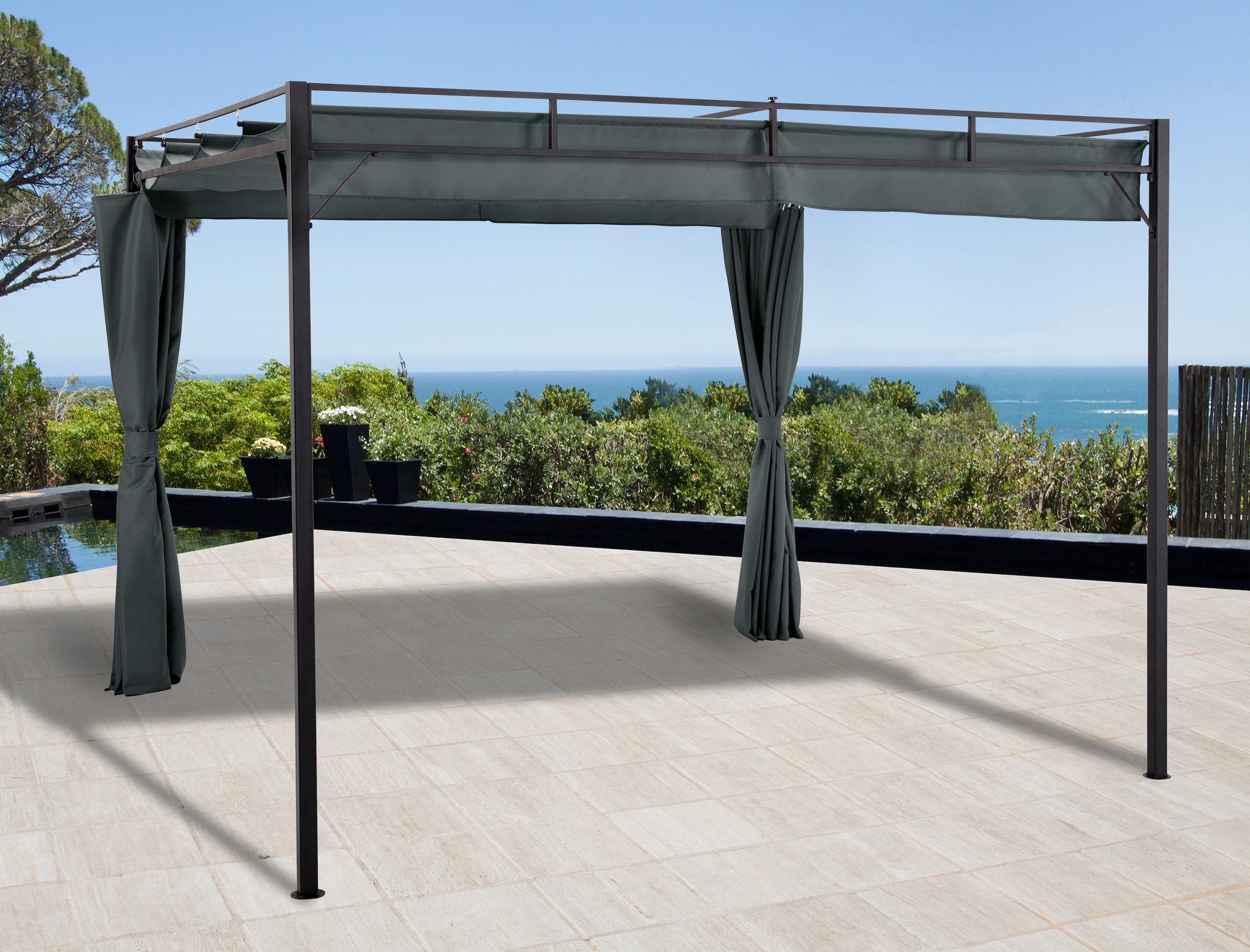 KONIFERA Pavillon "Pergola Milos" BxT: 300x300 cm
