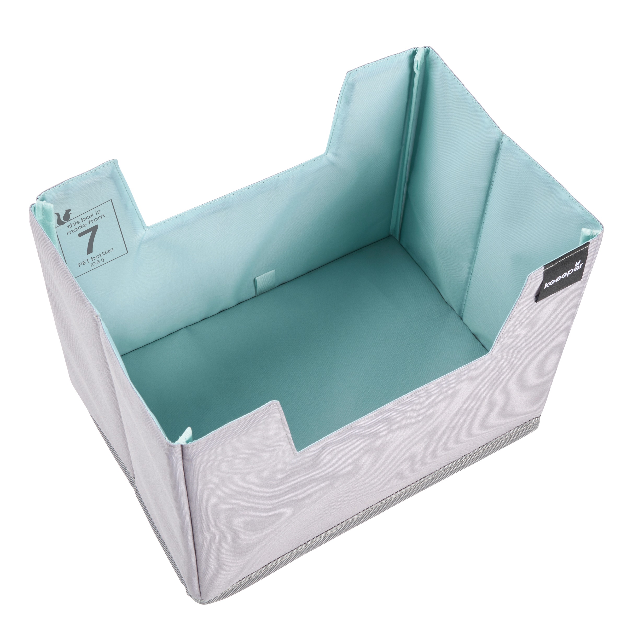 keeeper Faltbox »nea, faltbarer Einkaufsorganizer für Klappboxen« aus recycelten PET-Flaschen