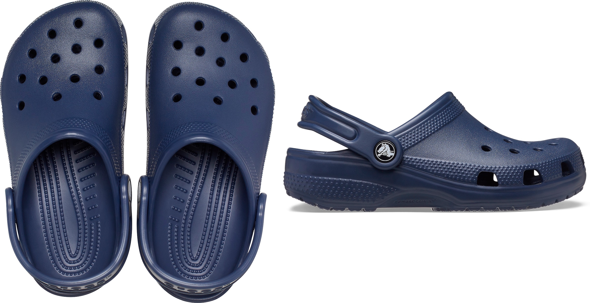 Crocs Clog »Classic K«, Sommerschuh, Hausschuh, Badeschuh mit schwenkbarem Fersenriemchen