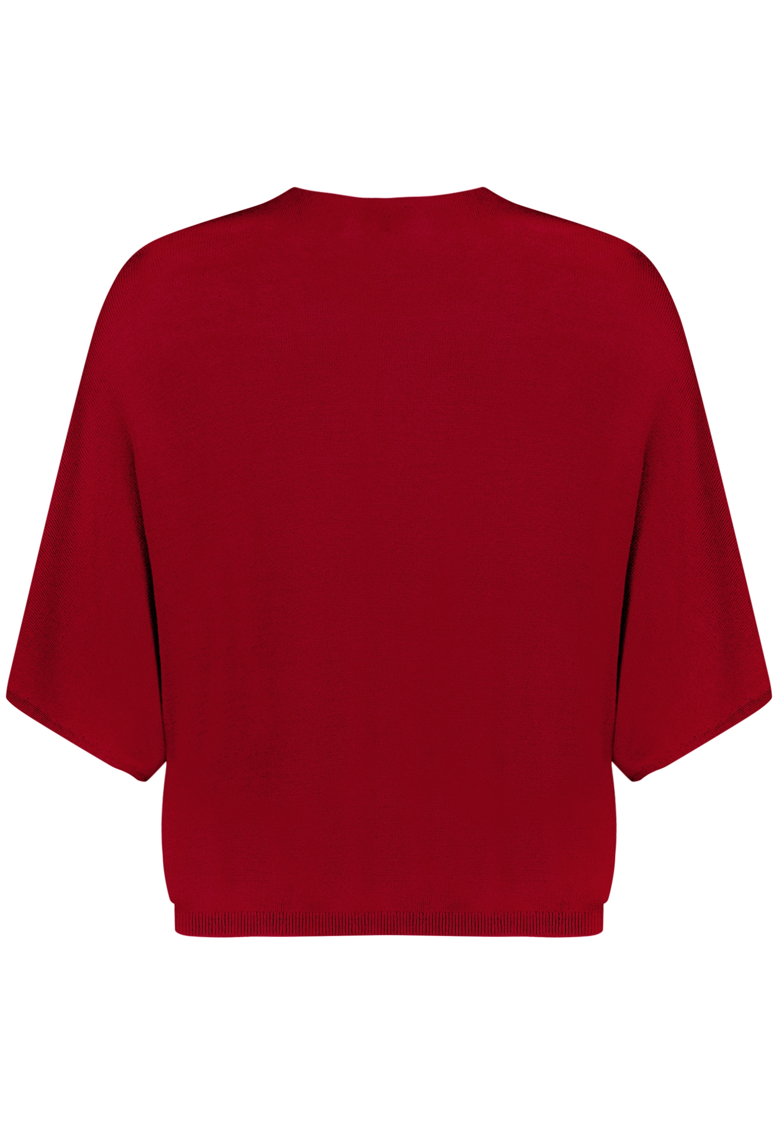 Zero Rundhalspullover »Feinstrickpullover kurzarm«