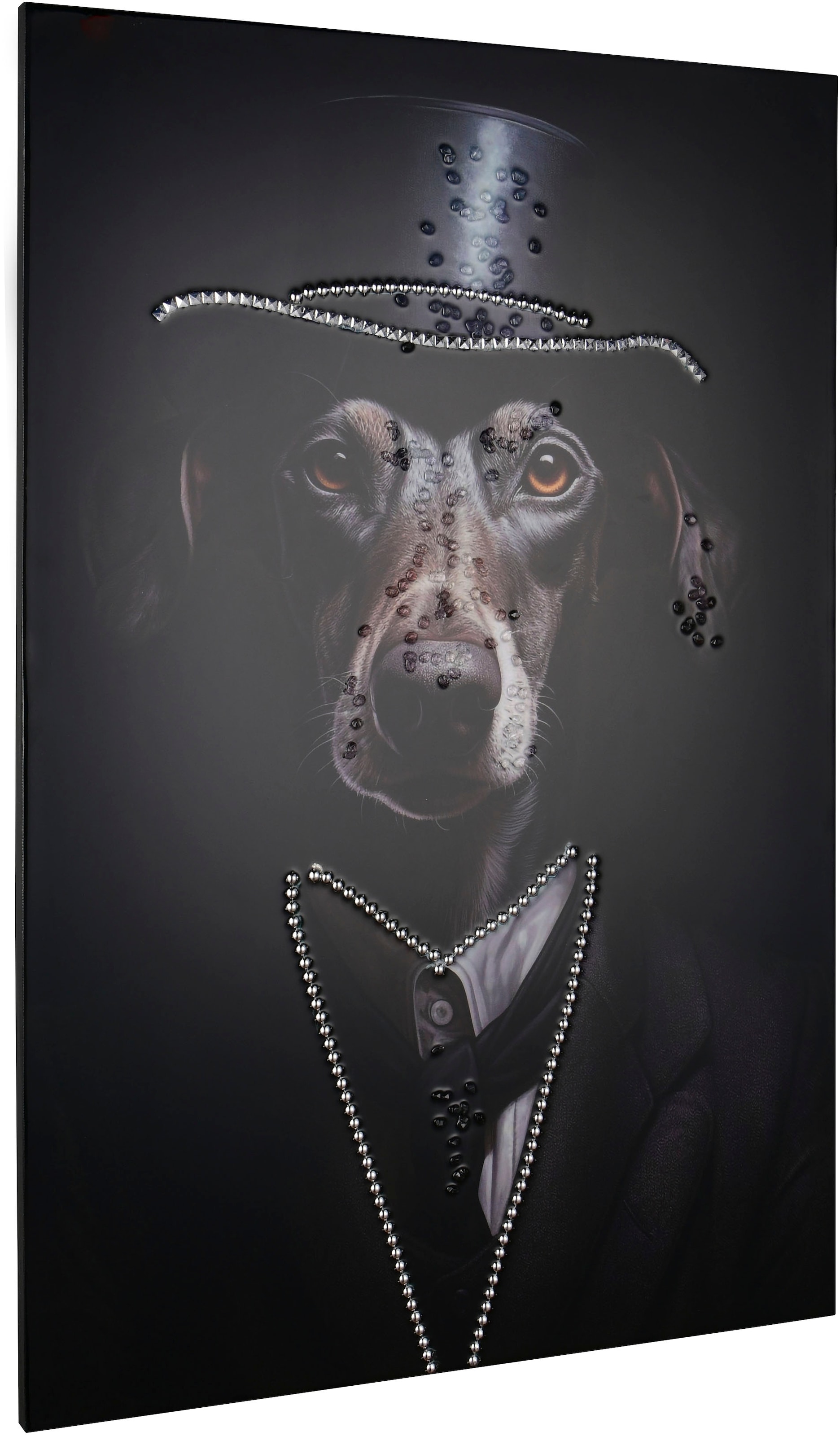 MIRRORS AND MORE Kunstdruck »LINUS« 1 Stk. tlg. Mix aus Tierporträt und Modekunst