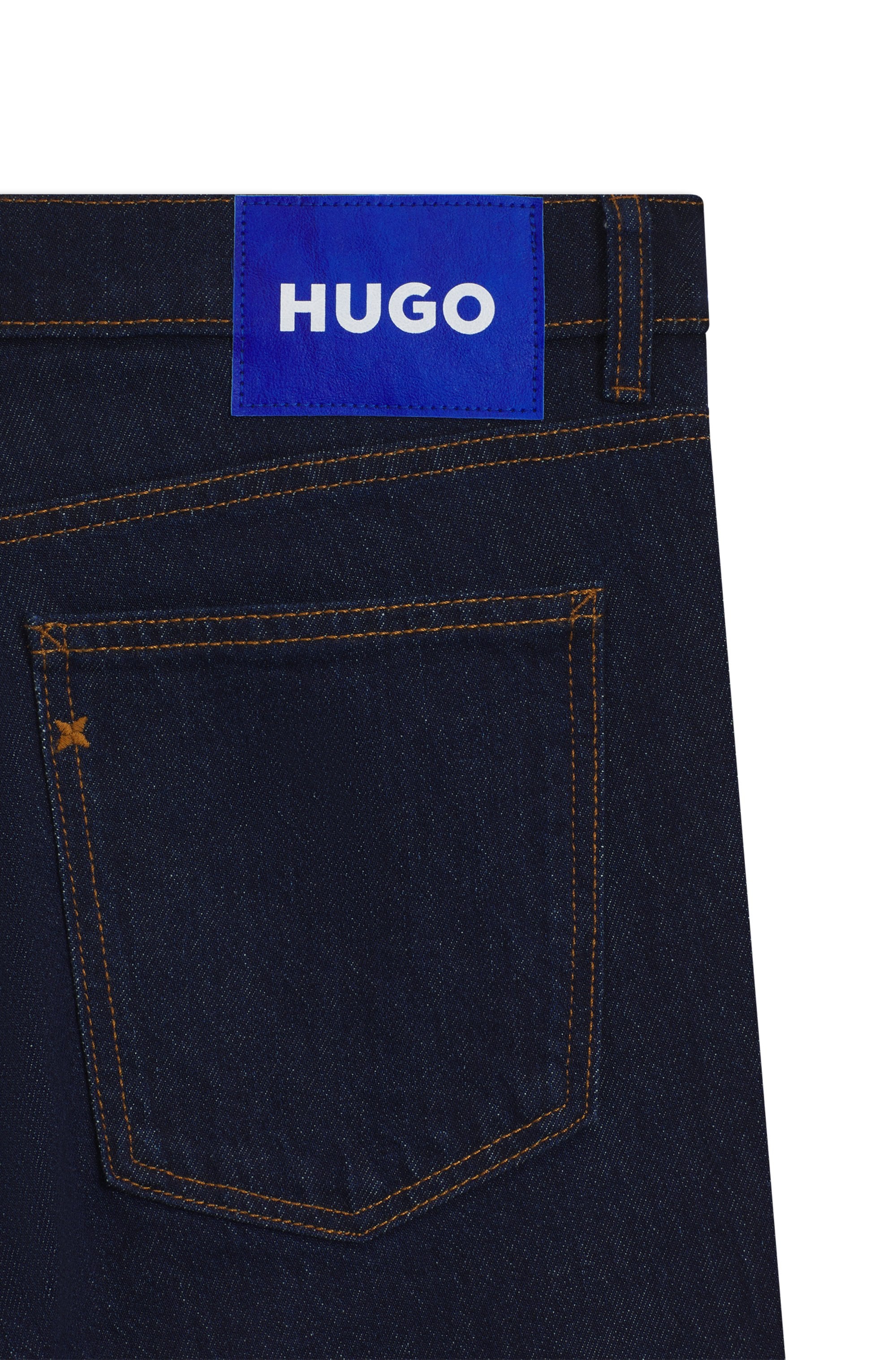 HUGO Tapered-fit-Jeans »Brody« mit Stone-washed-Finish