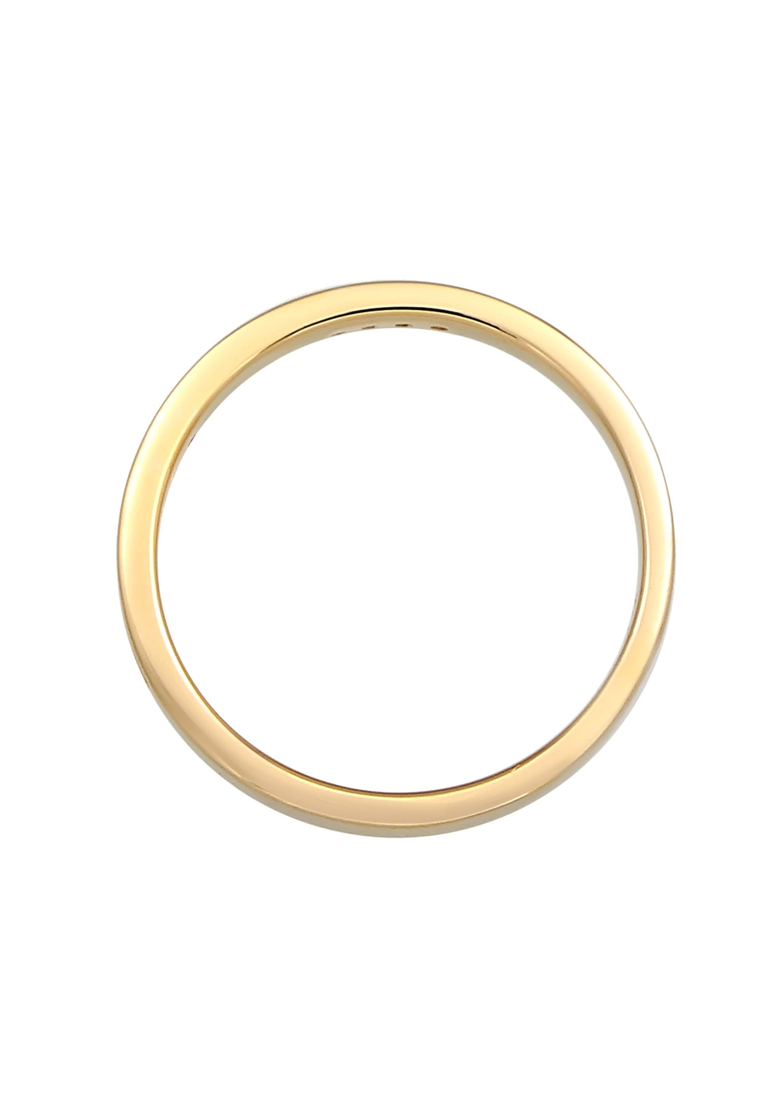 Elli DIAMONDS Verlobungsring »Ring Diamant Weiß Brillantschliff (0.05 ct) 585 Gelbgold«