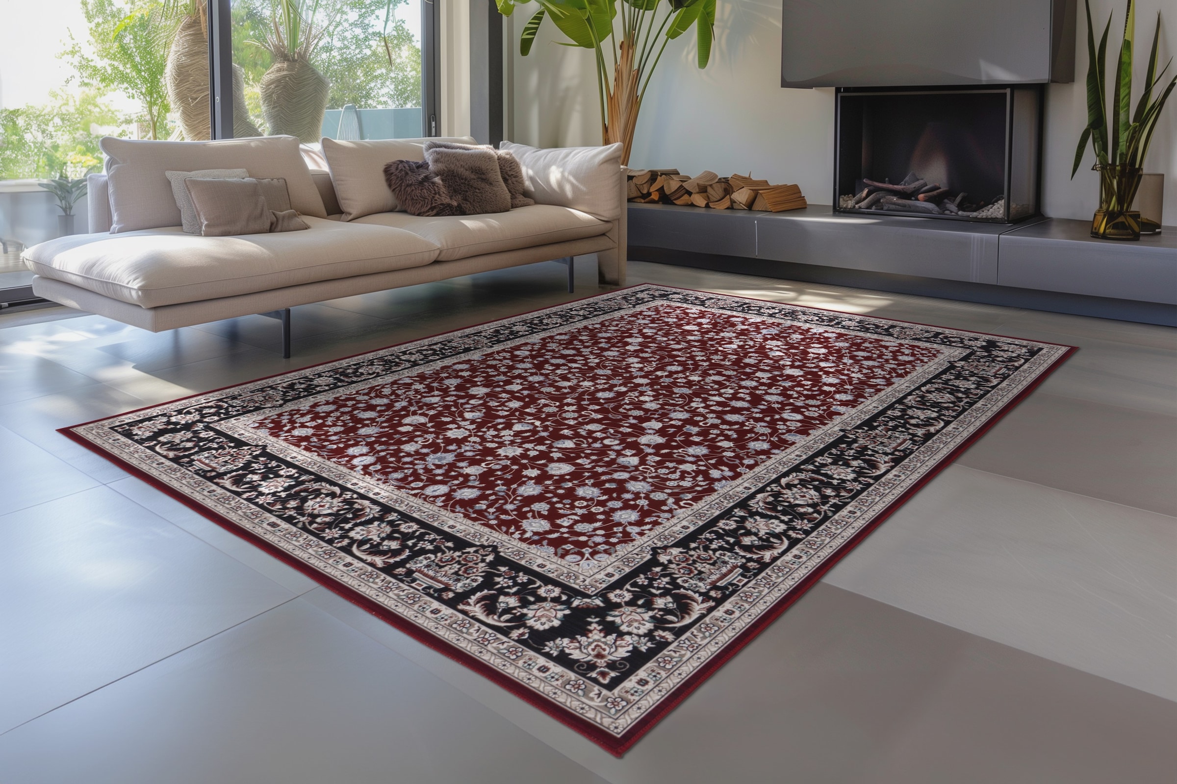 Kayoom Teppich »Rocks 225« rechteckig 6 mm Höhe Kurzflor