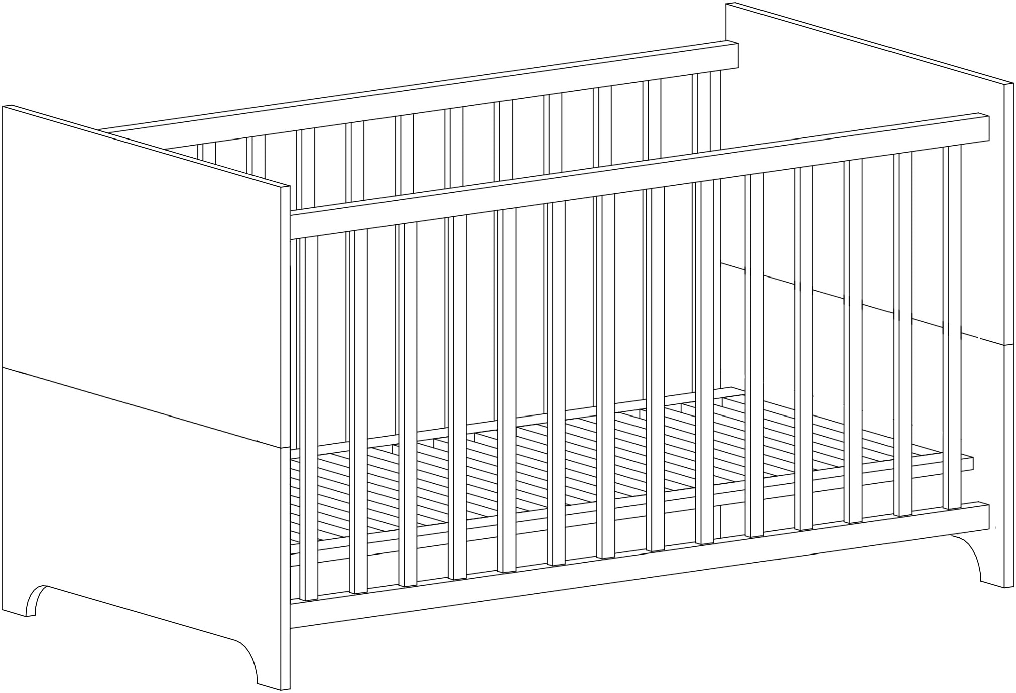 arthur berndt Babyzimmer-Komplettset »Thilo«, (Set, 3 tlg., Kinderbett, Schrank, Wickelkommode), Made in Germany; mit Kinderbett, Schrank und Wickelkommode