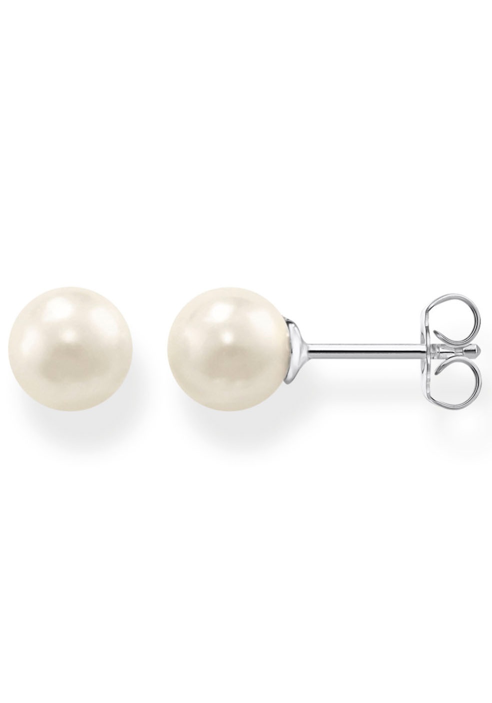 THOMAS SABO Simulated Pearl Stud Earrings H1430-028-14