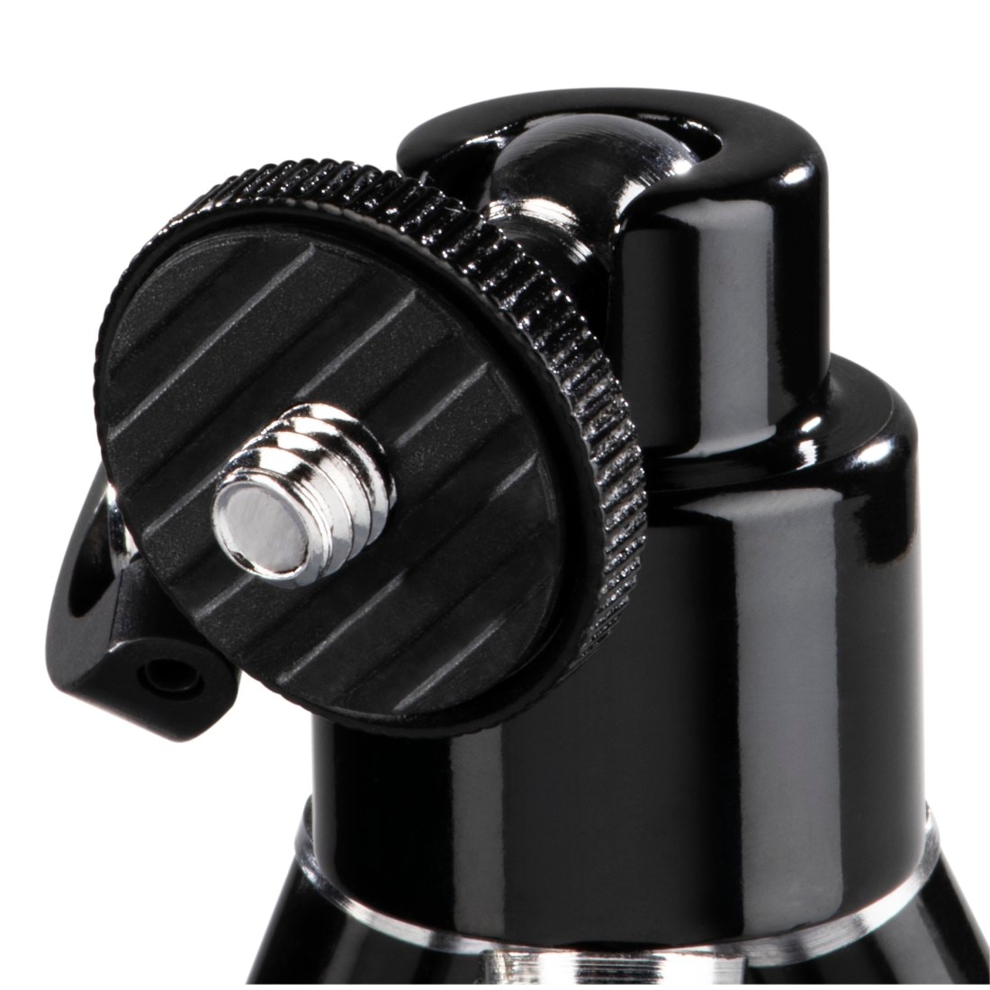 Hama Ministativ »Mini Stativ für Foto- und Videokameras, Mikrofone und Minilautsprecher«, mit 3D Kugelkopf, Beinsegment ausziehbar von 14 bis 21 cm, Schwarz
