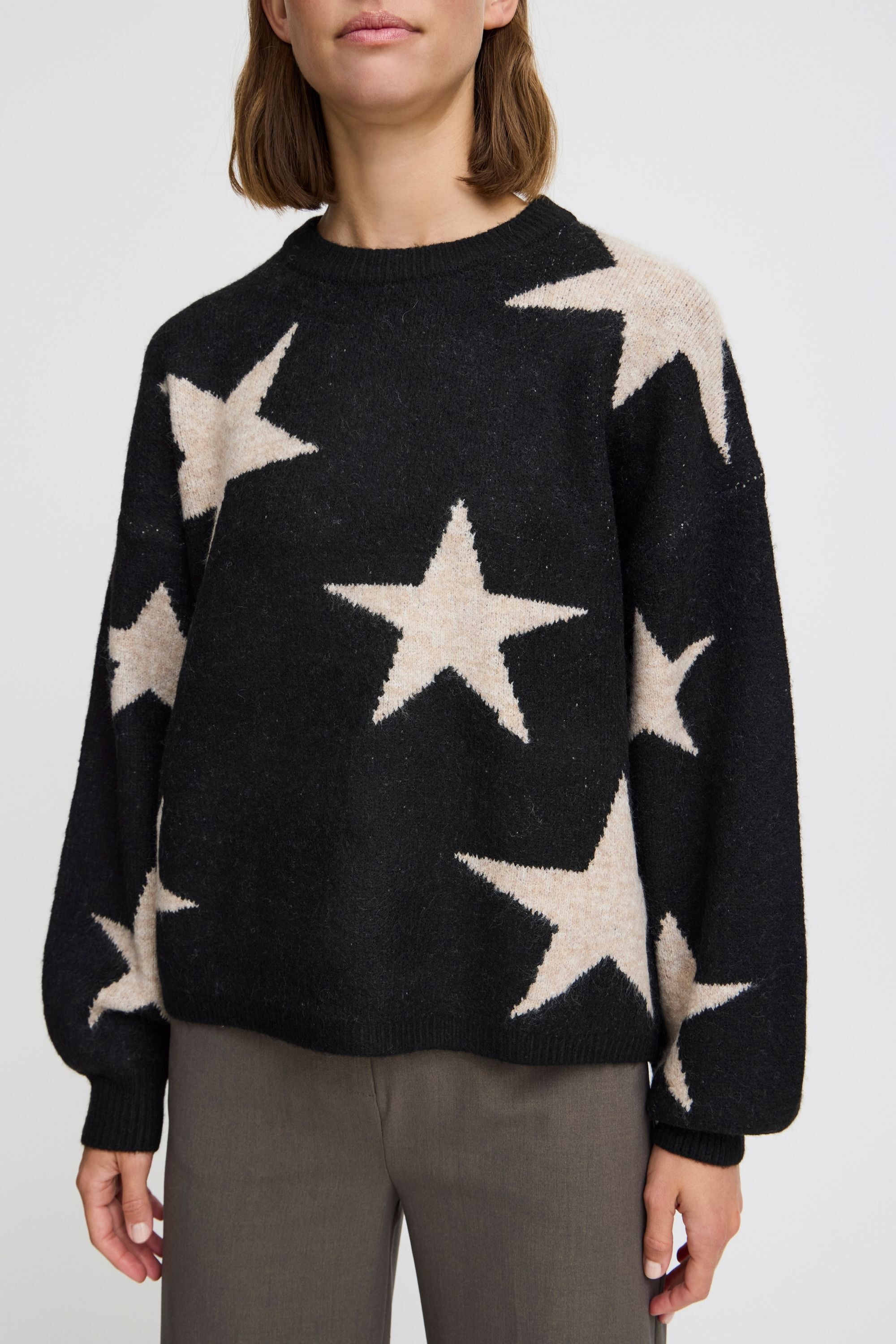 b.young Strickpullover »Strickpullover BYBXMINYA STARRY JUMPER -«