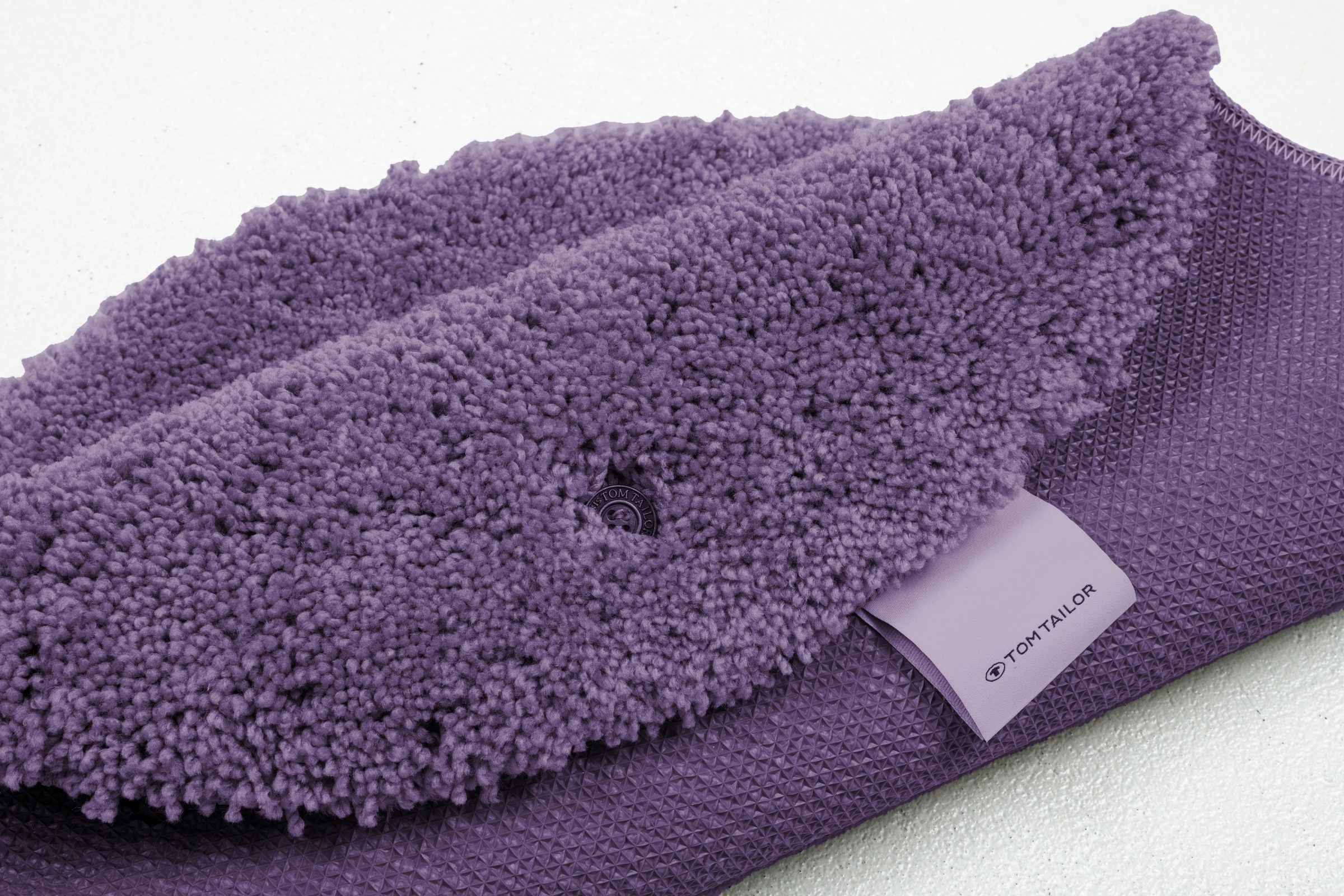 TOM TAILOR HOME Badematte »Cozy Bath UNI«, rutschhemmend beschichtet, fußbodenheizungsgeeignet, Badteppich, Uni Farben, rechteckig, rund und oval erhältlich