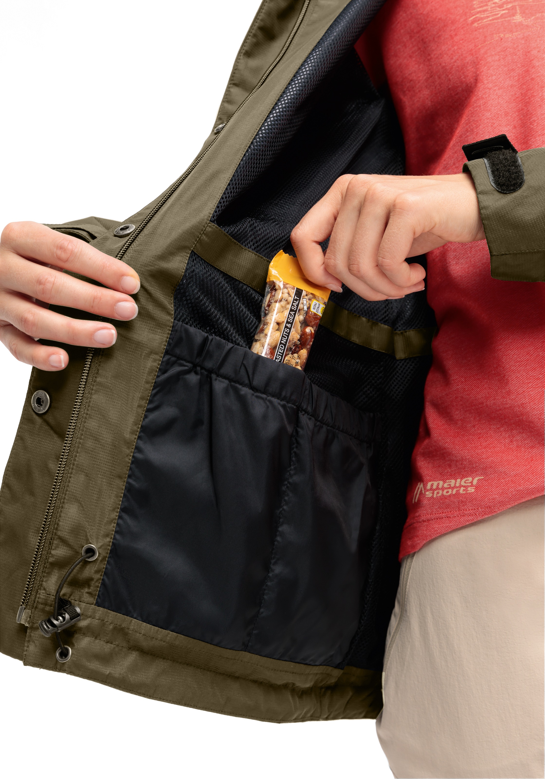 Maier Sports Allwetterjacke »D GG Allwetterjacke«, mit Kapuze