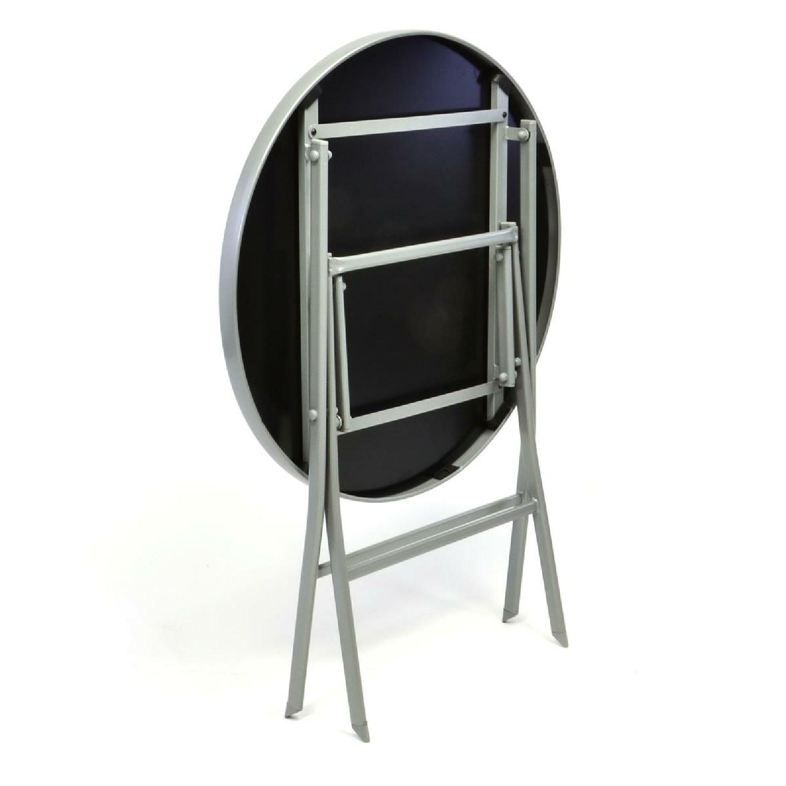 VCM Gartentisch »Bistro Tisch mit Glasplatte, klappbar«