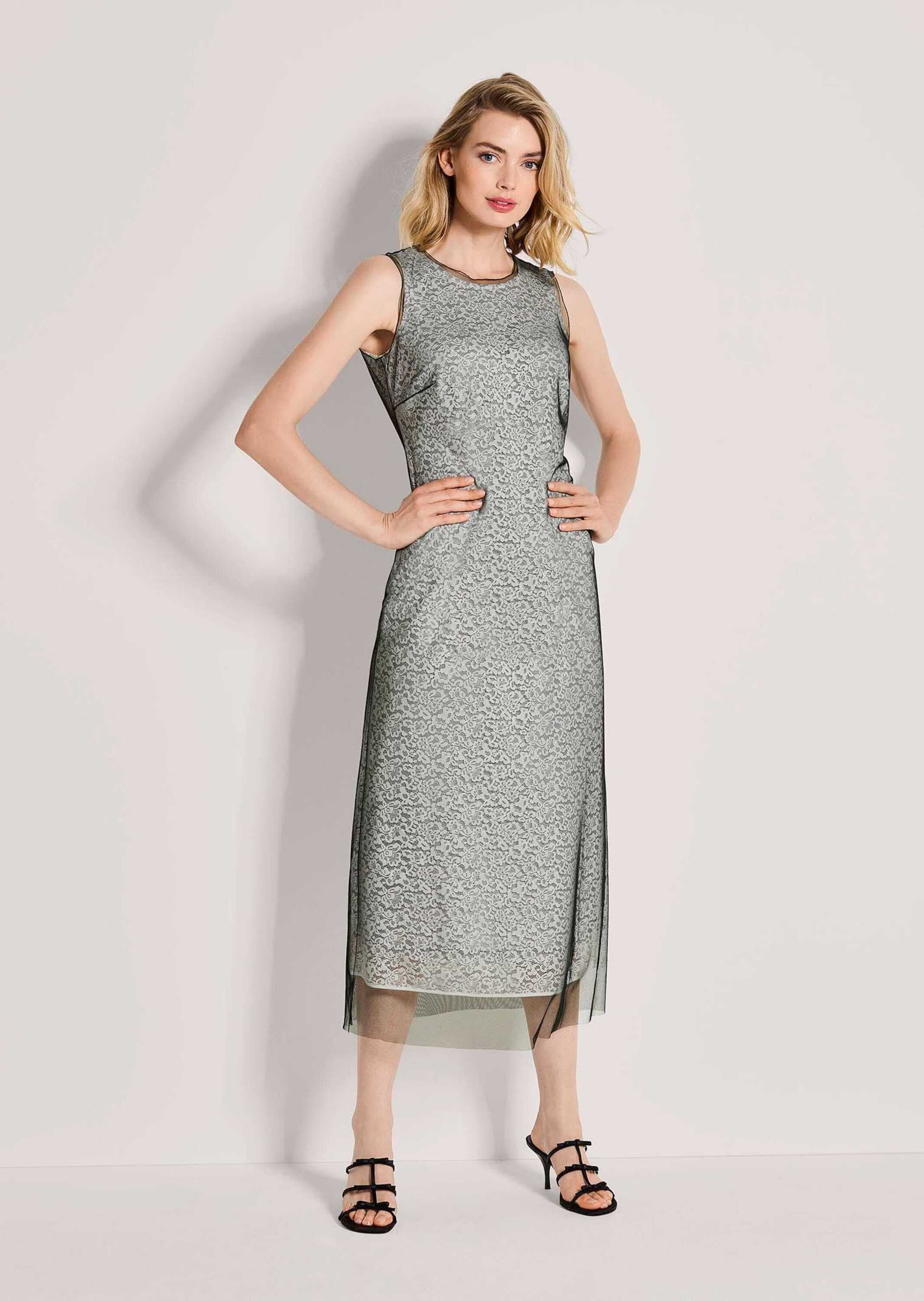 MADELEINE Midikleid »Spitzenkleid Elegantes Tüllkleid mit Spitzendetails« Schlitz im Rücken