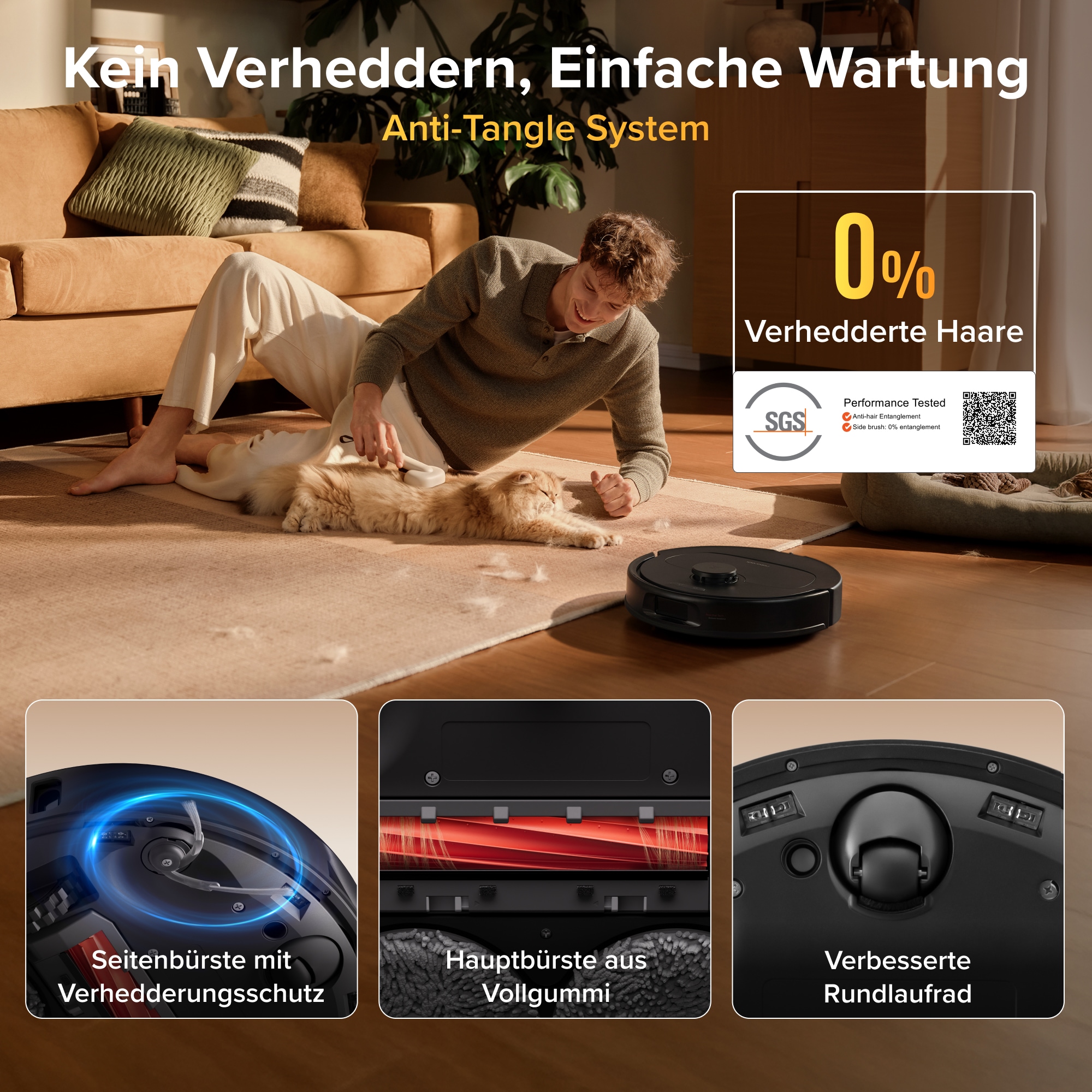 Roborock Saugroboter »Qrevo S ProX Black, 8.01.1961« 18.500 Pa HyperForce-Saugkraft, All-in-One-Station