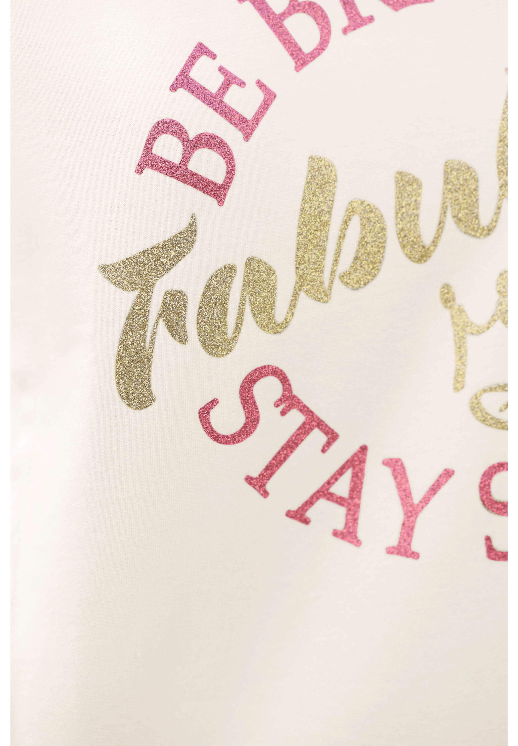 heine Sweatshirt »Sweatshirt Sweatshirt mit glitzerndem Lettering«

