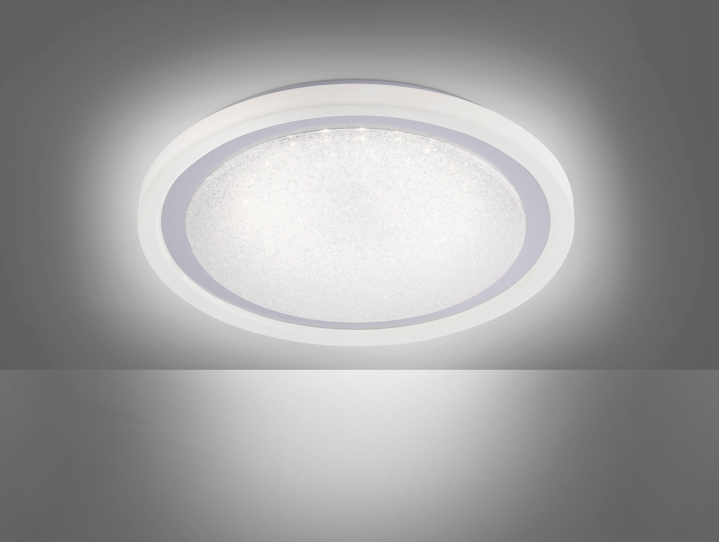 JUST LIGHT Deckenleuchte »MEDINA«, 1 flammig, Leuchtmittel LED-Board | LED fest integriert, CCT-Farbtemperaturregelung, Dimmbar über Fernbedienung, Serienschalter